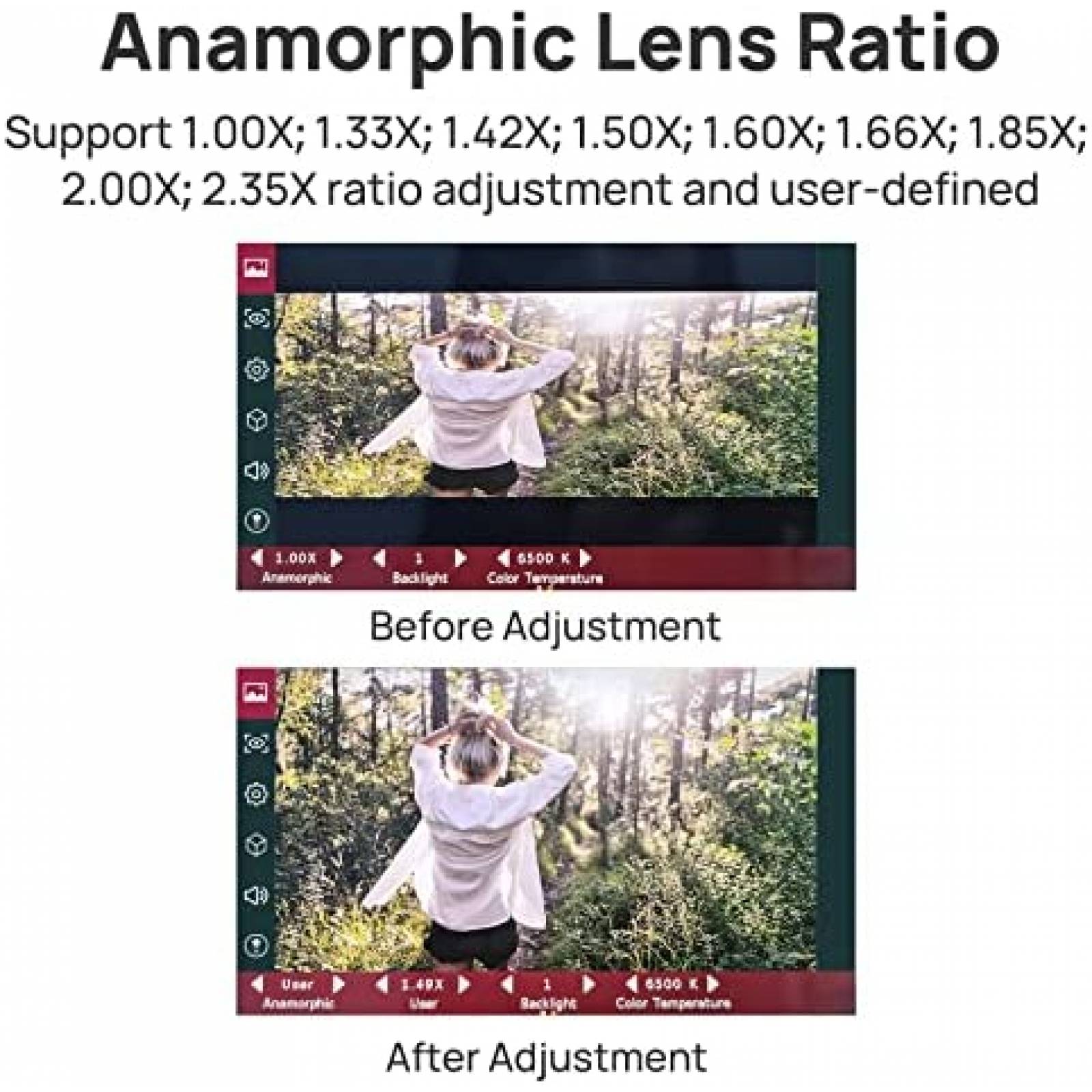 Monitor de Campo para Camara Portkeys PT5 II Tactil DSLR