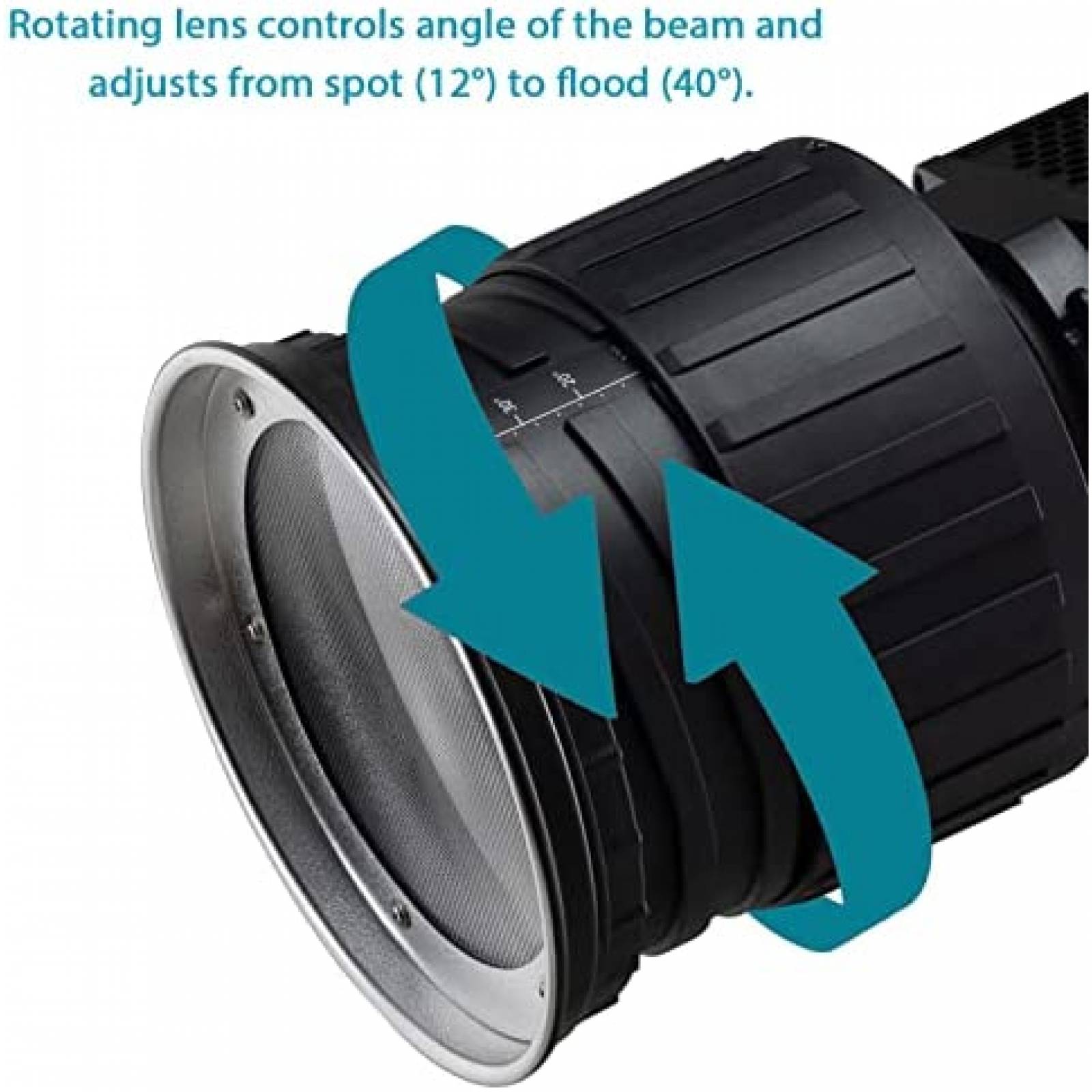 Lente Fresnel WELLMAKING Con Soporte Bowens -Negro