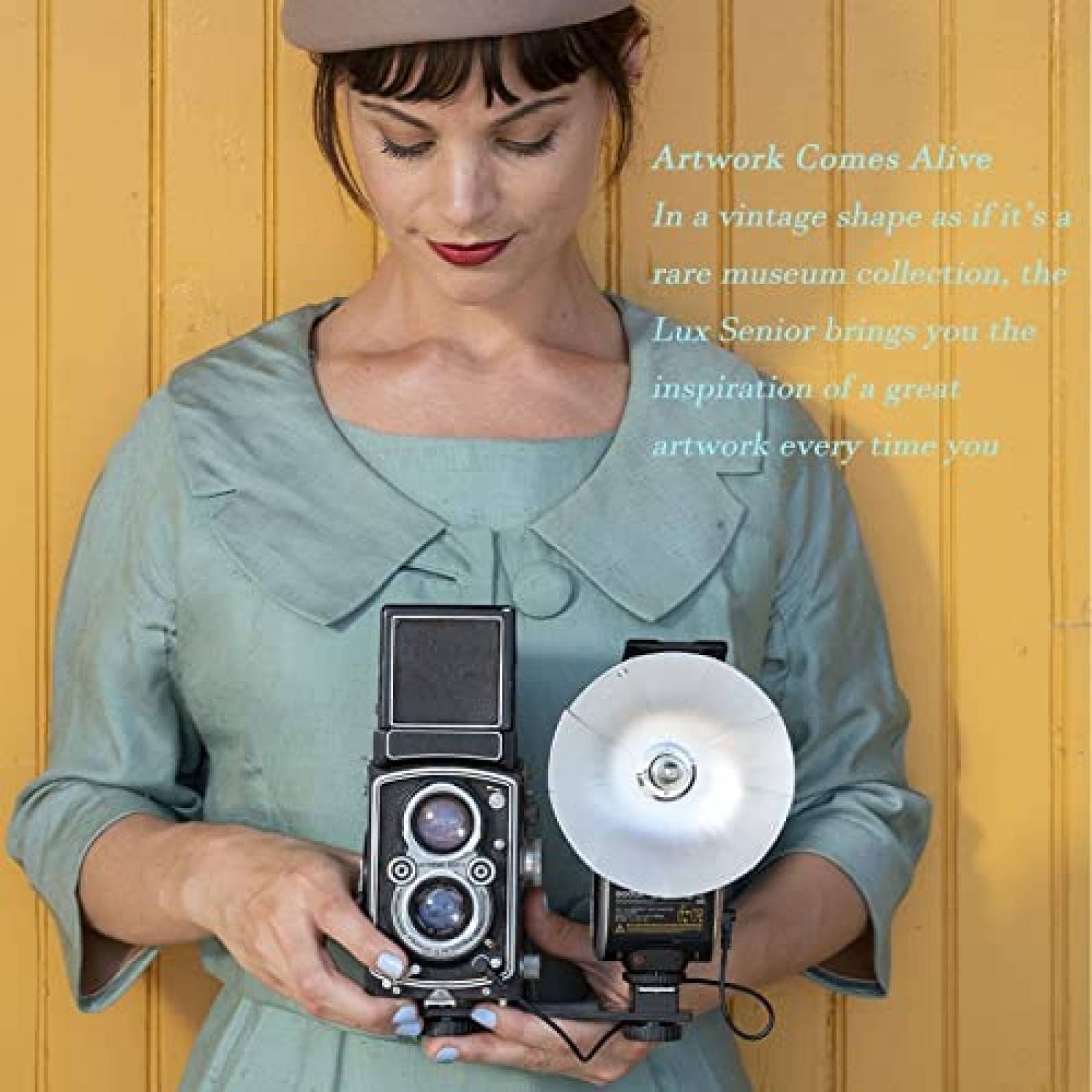 Flash para Camara Godox Lux Junior + accesorios -Negro