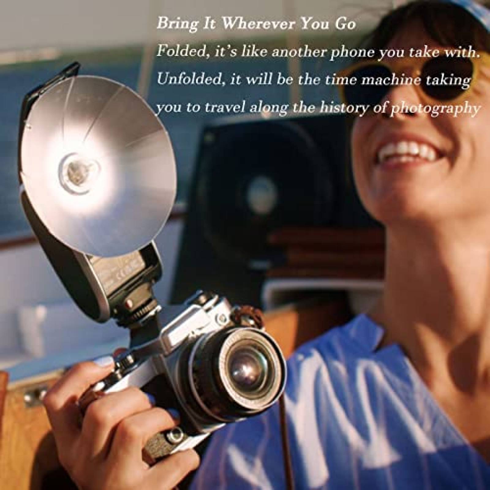 Flash para Camara Godox Lux Junior + accesorios -Negro