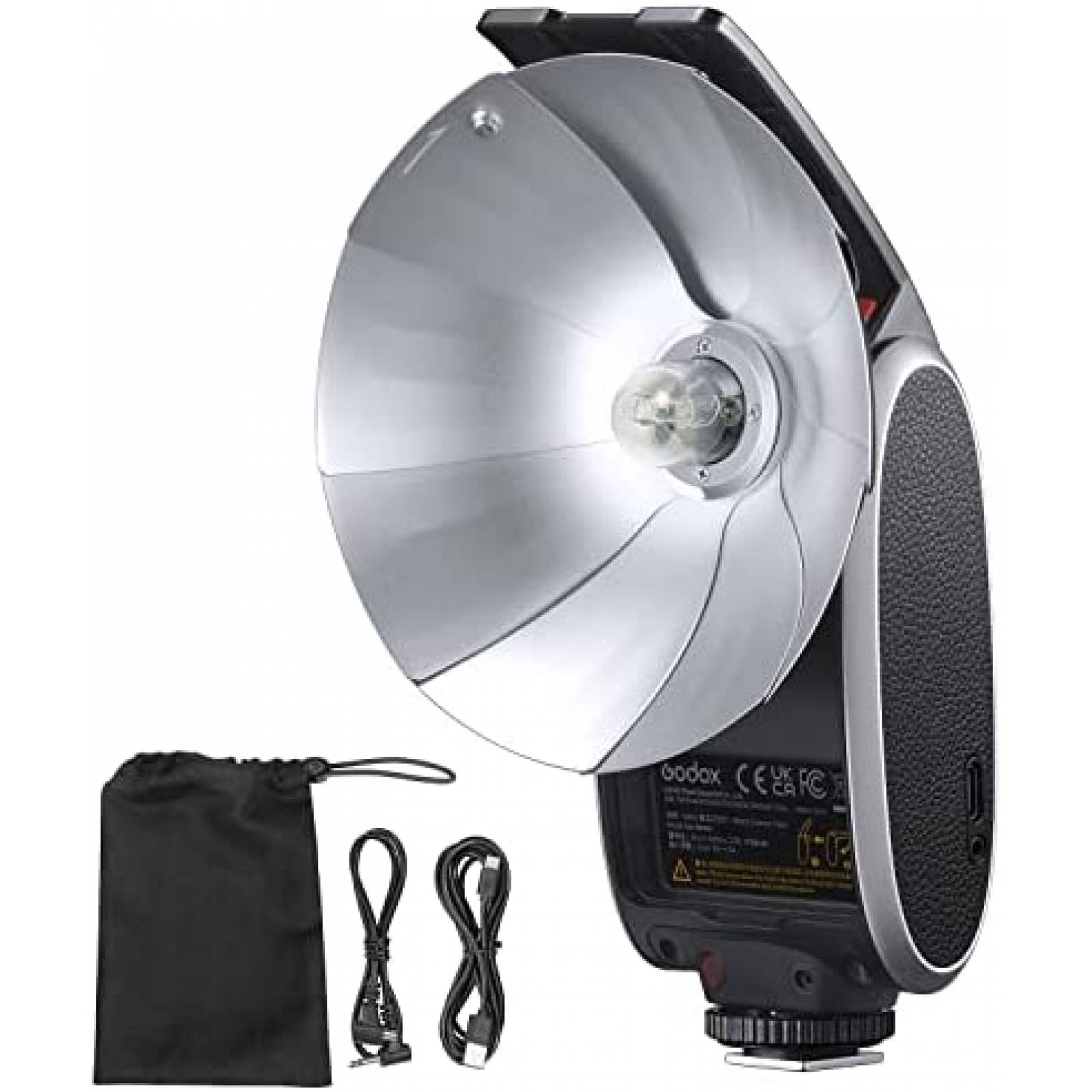 Flash Godox Lux Senior + accesorios para Nikon Sony -Negro