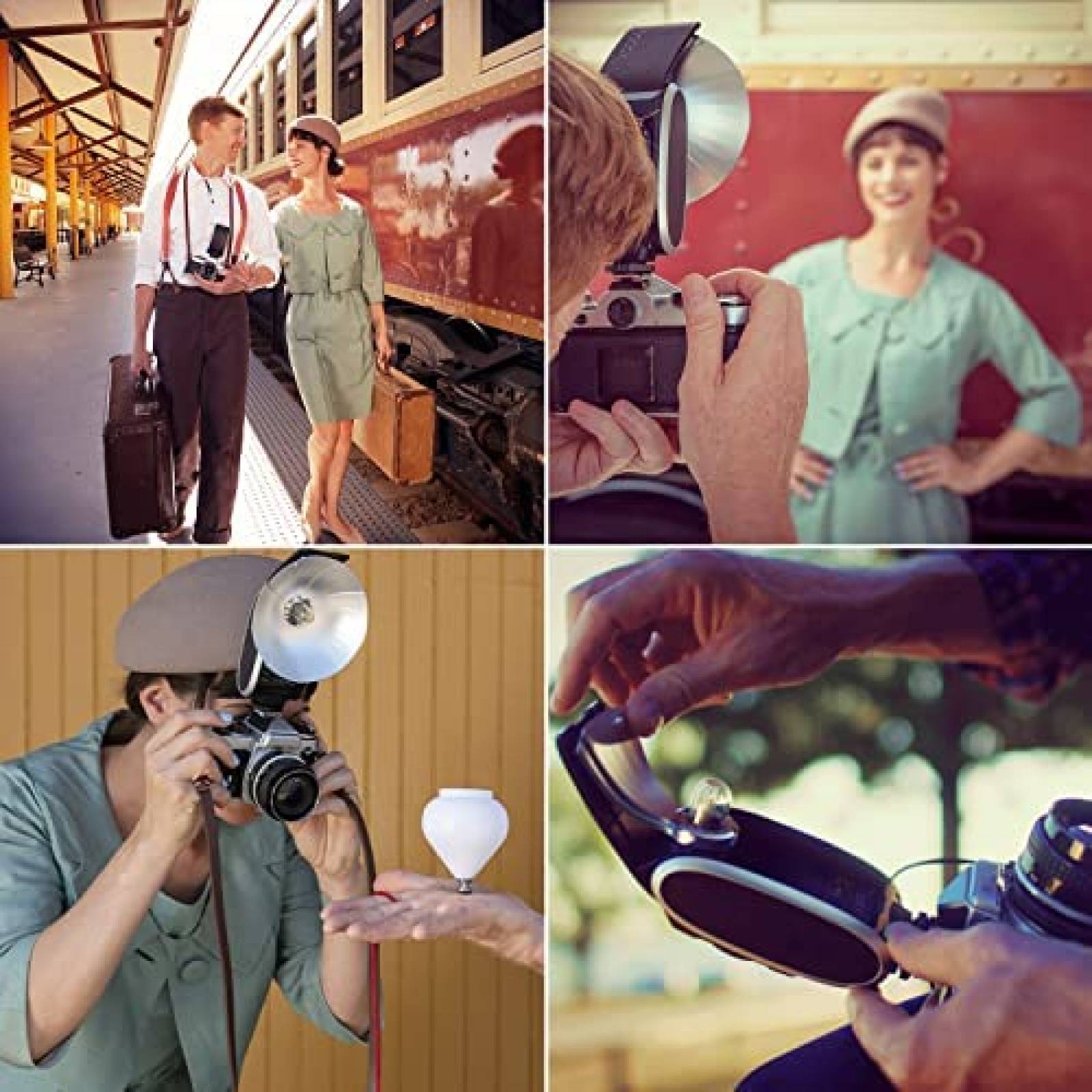 Flash Godox Lux Senior + accesorios para Nikon Sony -Negro