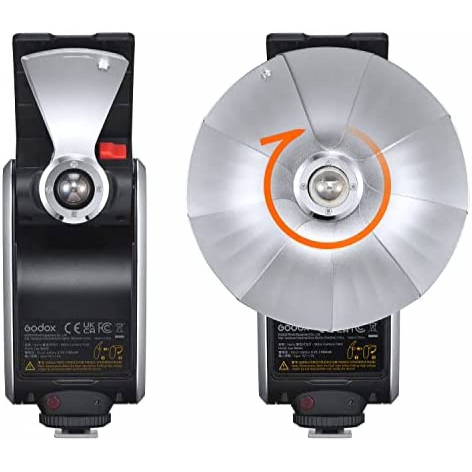 Flash Godox Lux Senior + accesorios para Nikon Sony -Negro