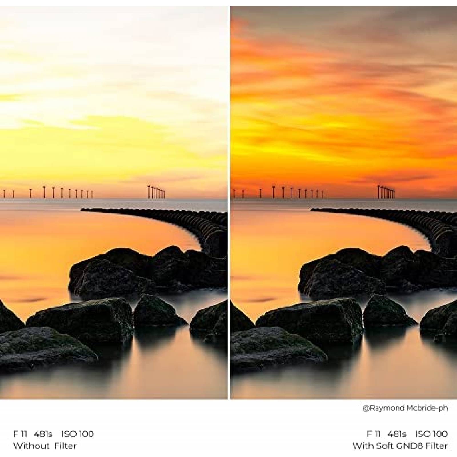 Filtro de Lente K&F Concept X-PRO GND16 82mm 100 x 150mm ND