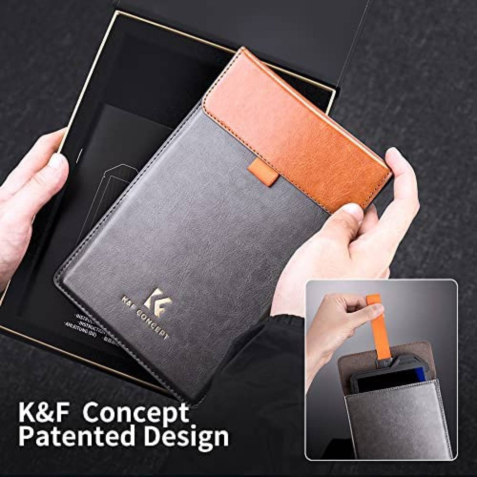 Filtro de Lente K&F Concept X-PRO GND16 82mm 100 x 150mm ND