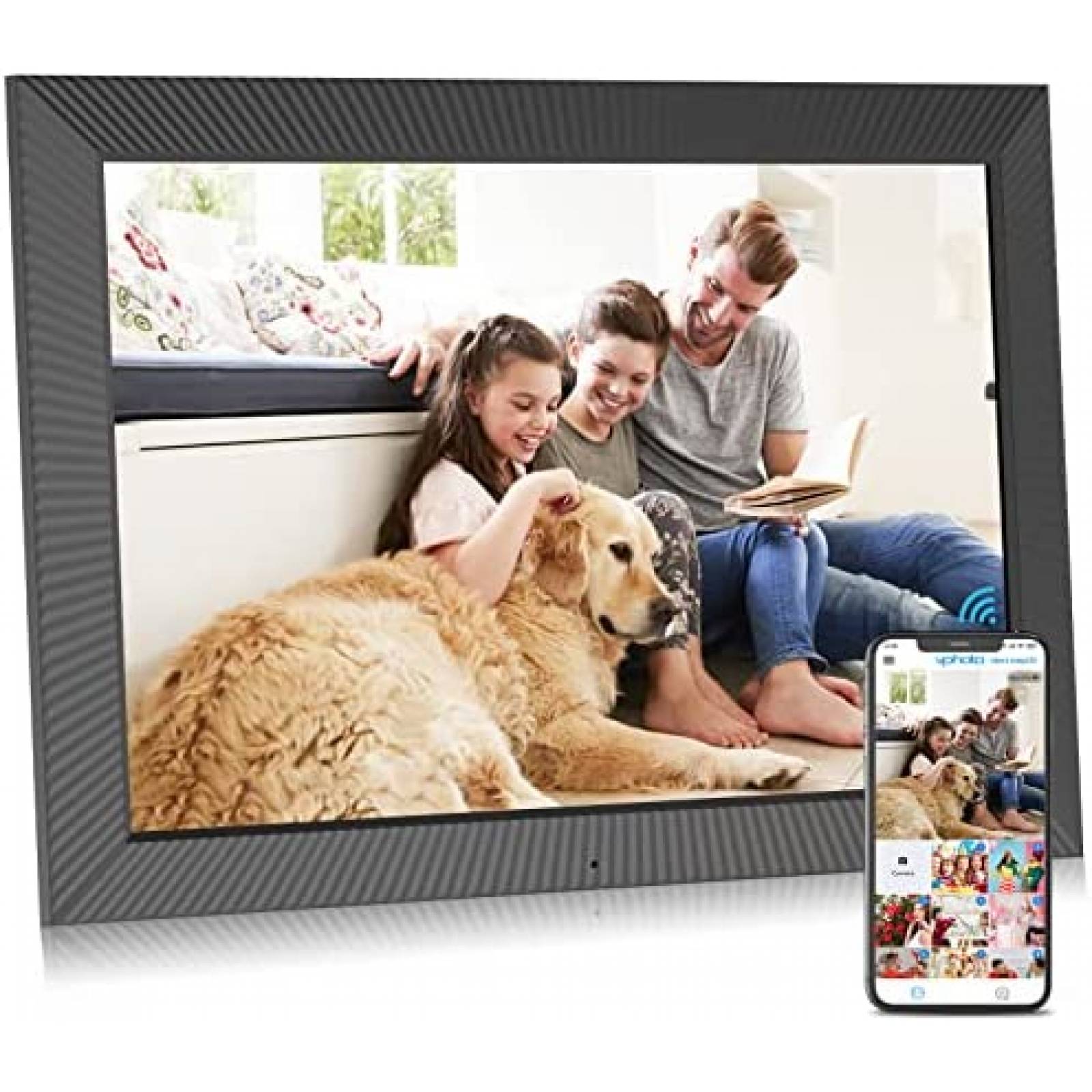 Portaretrato Digital FULLJA 19" 1024 x 768 WiFi 32 GB -Negro