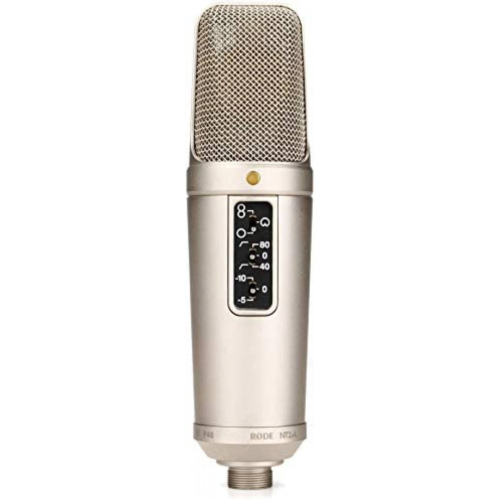 Microfono de Estudio Rode NT2A Filtro pop y antipolvo -Gris