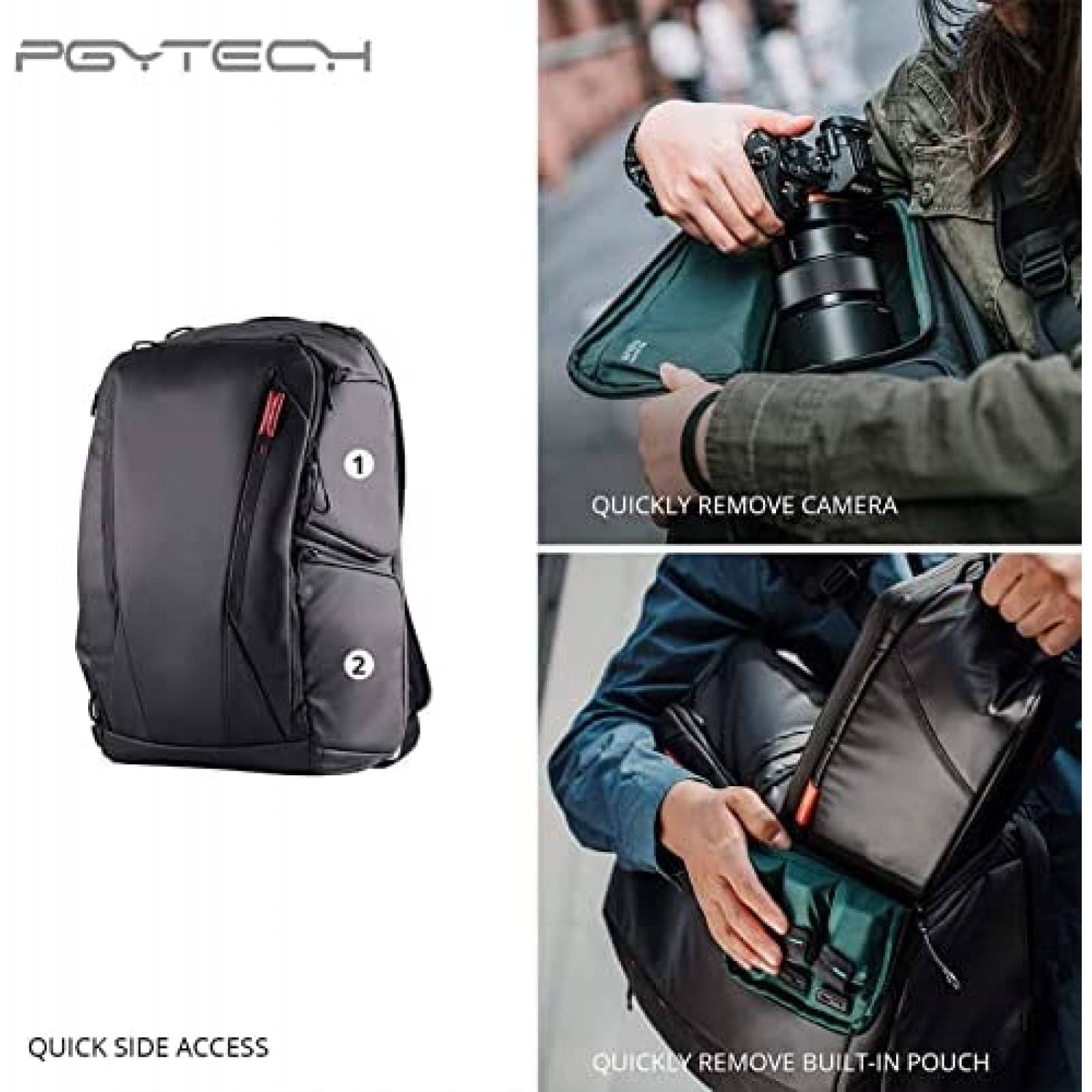 Mochila de Camara PGYTECH Para Equipo Fotografico -Twilight
