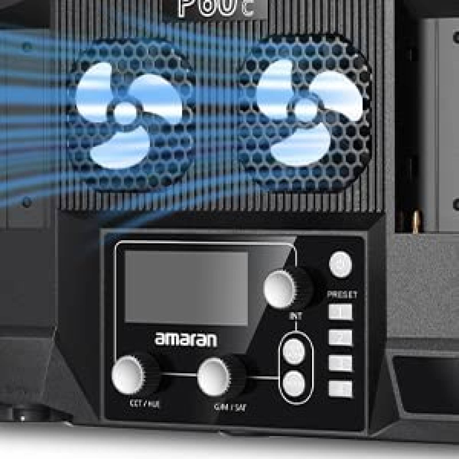 Kit de Luces Aputure Temperatura Color Ajustable+Accesorios