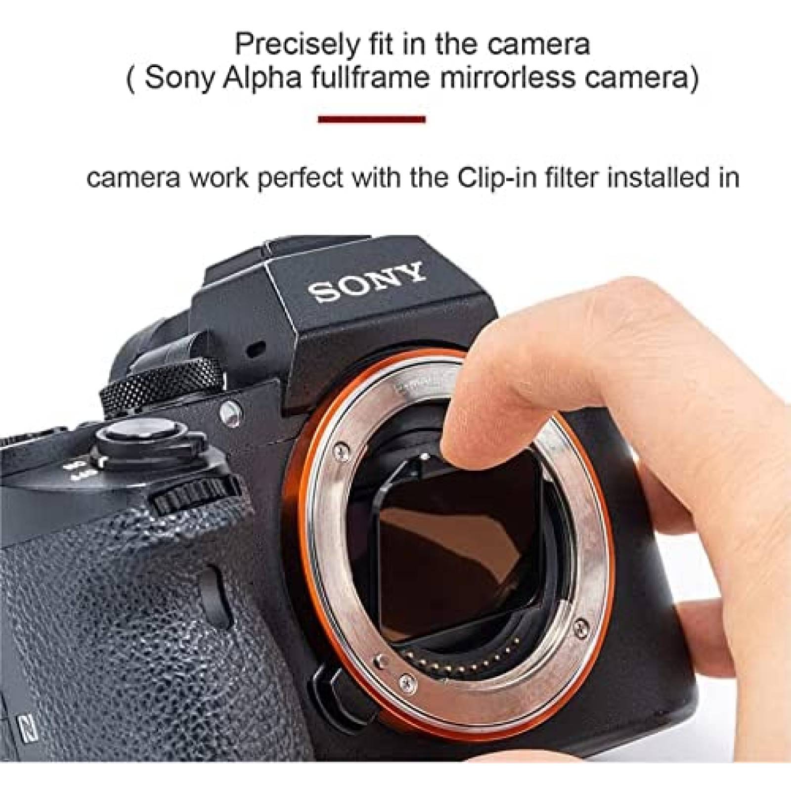 Set de Filtros Kase Clip in para SOny ND8+ND64+ND1000 -Negro