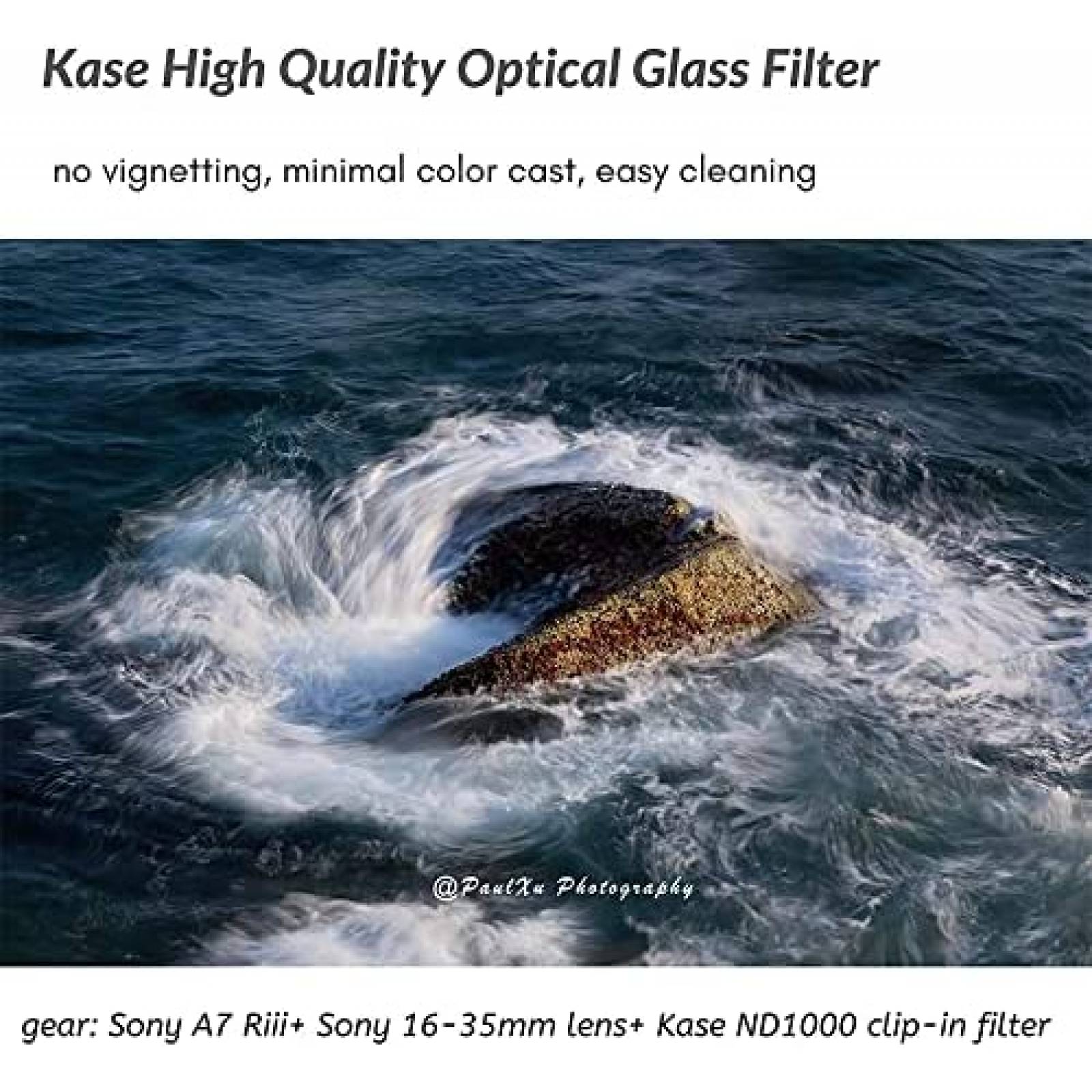 Set de Filtros Kase Clip in para SOny ND8+ND64+ND1000 -Negro