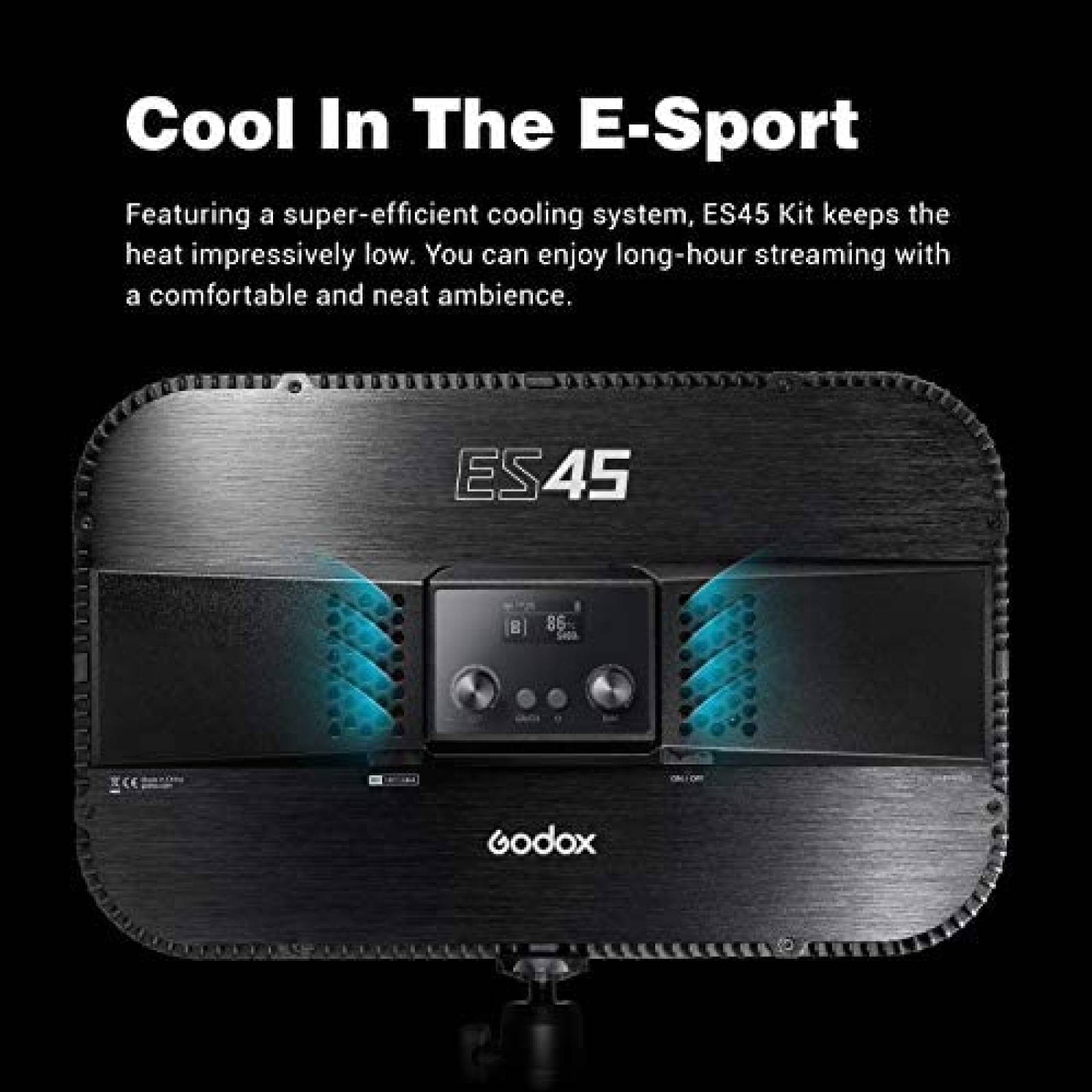 Luz De Video LED GODOX 2800-6500L Color De Temperatura -