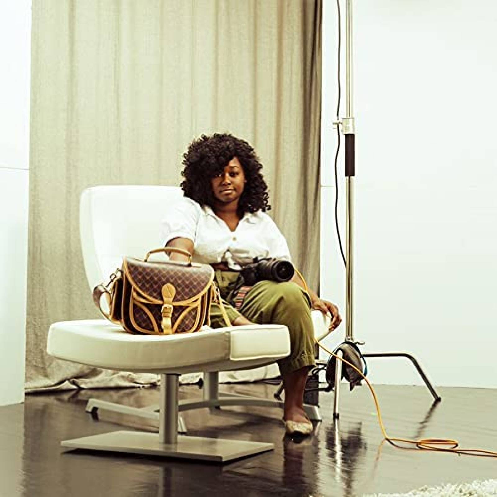 Bolso de Mano para Camara Rofozzi para Mujer -Cafe