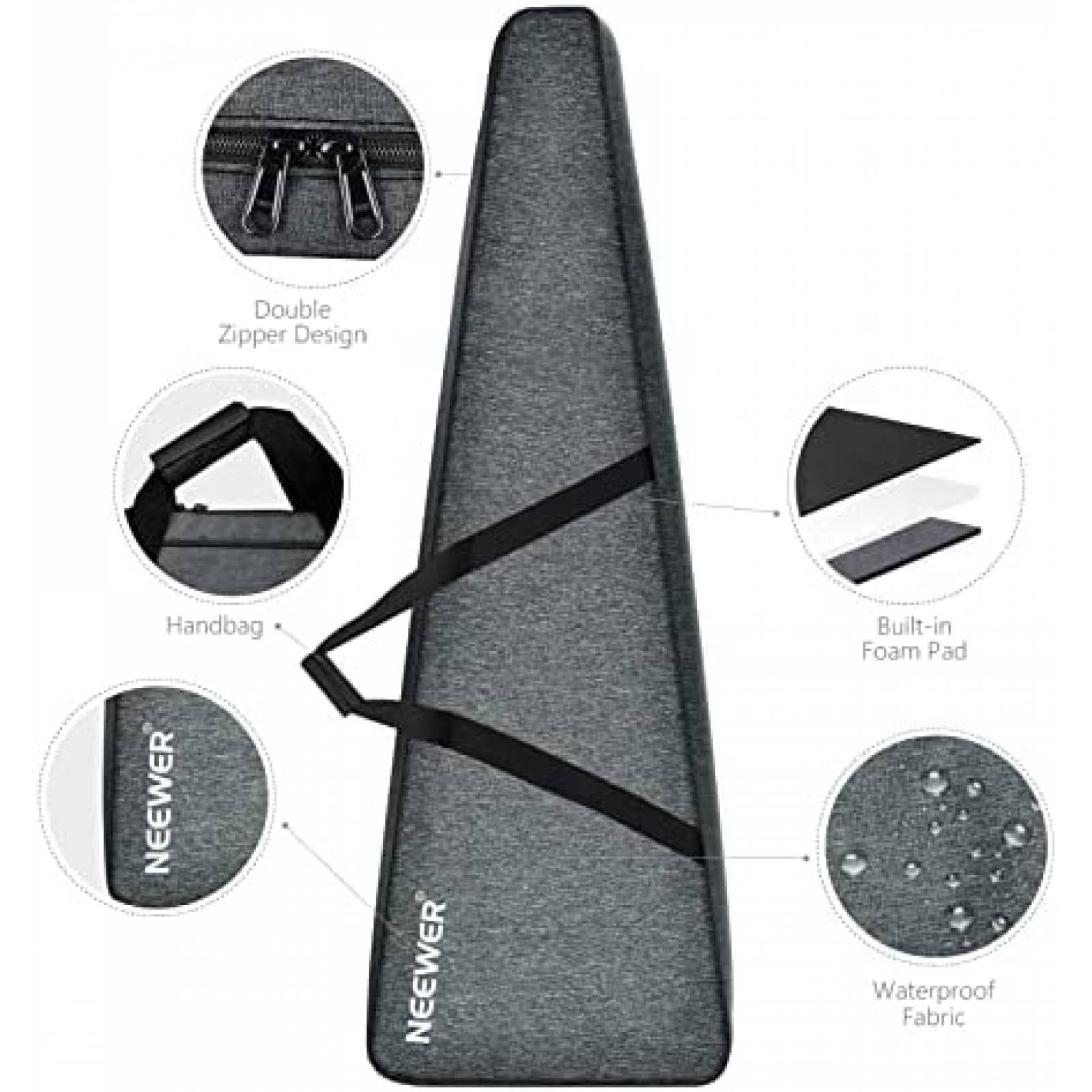 Estuche para Tripie Neewer C-Stand con Organizador -Negro