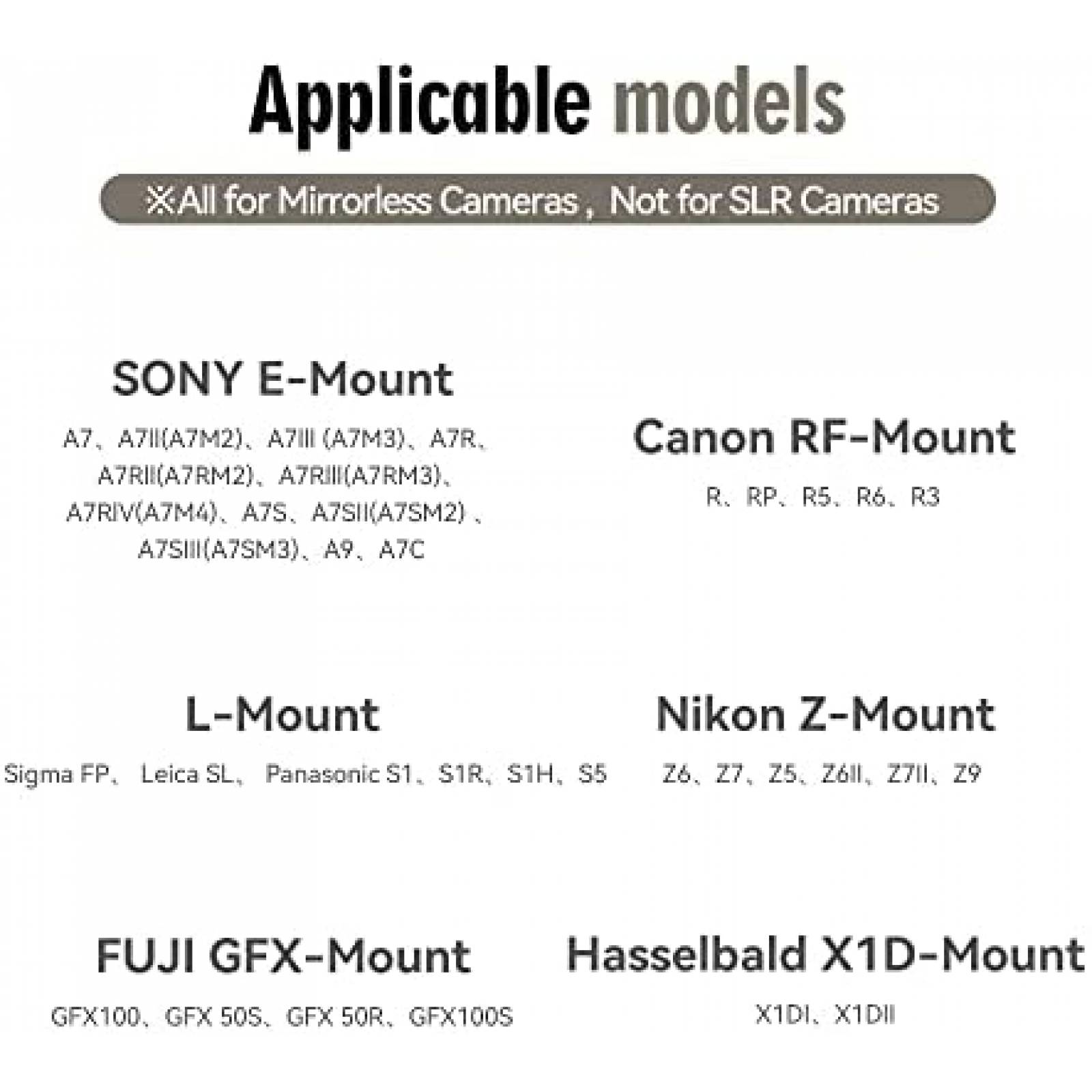 Lente de Camara TTARTISAN Sin Espejo 90mm f1.25 X1D -Negro
