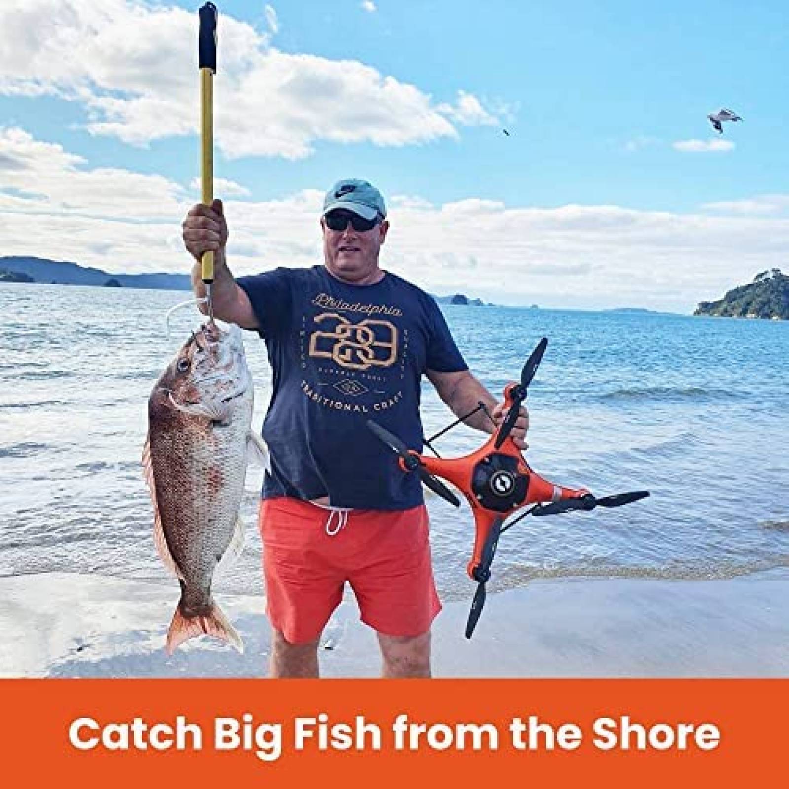 Dron para Pescar SwellPRO FD1 FHD 1080p IP67 Control Remoto