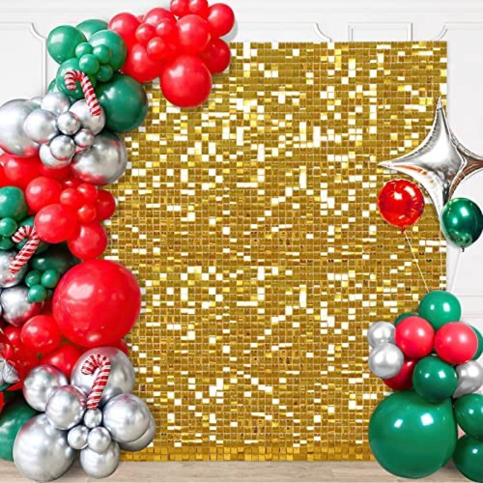 Telon De Fondo LJIE-House Pack De 24 Fondos -Dorado