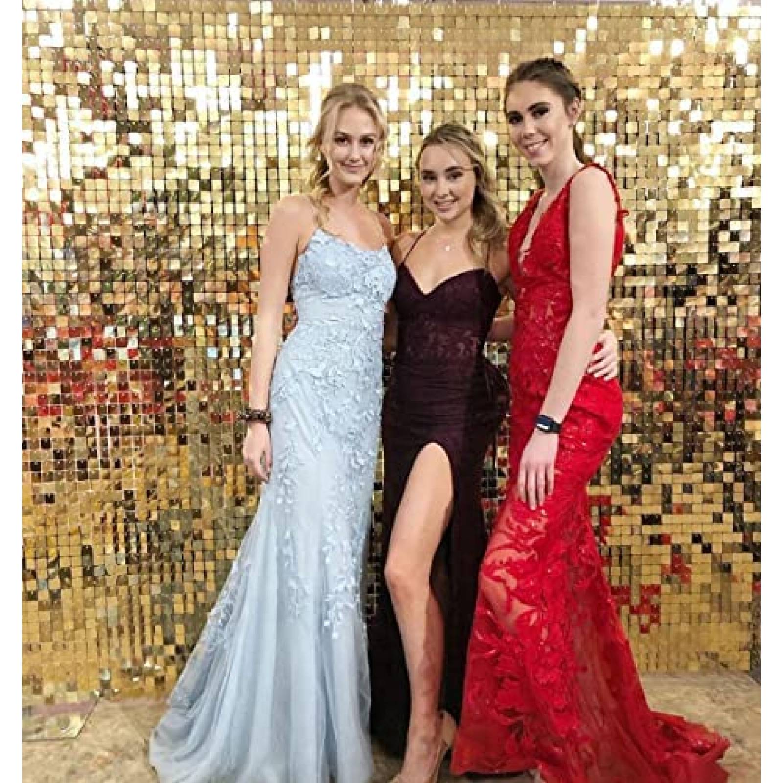 Telon De Fondo LJIE-House Pack De 24 Fondos -Dorado