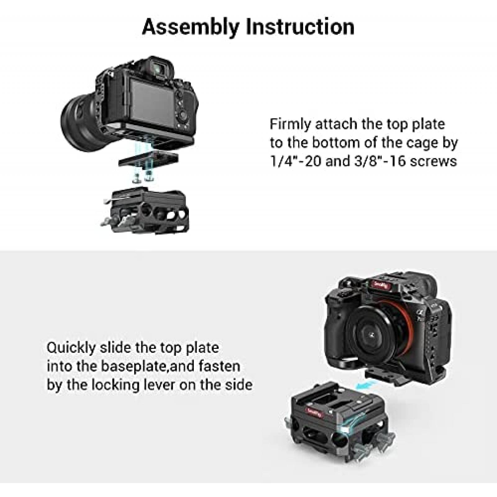 Elevador para Tripie de Camara SmallRig Universal y Ligero