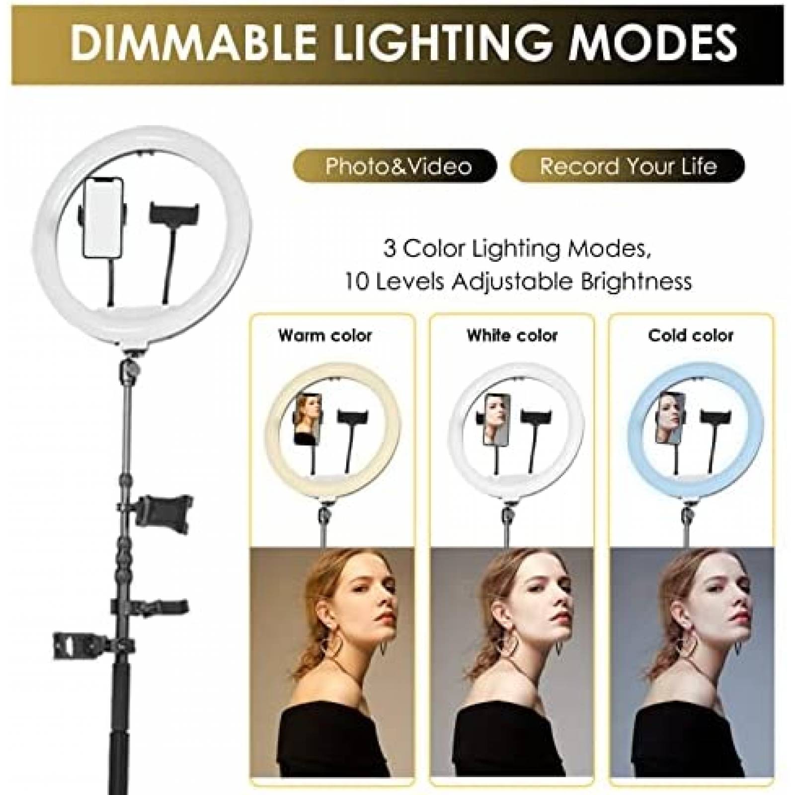 Cabina para Fotos HARZHI 360 80cm con Control Remoto -Negro