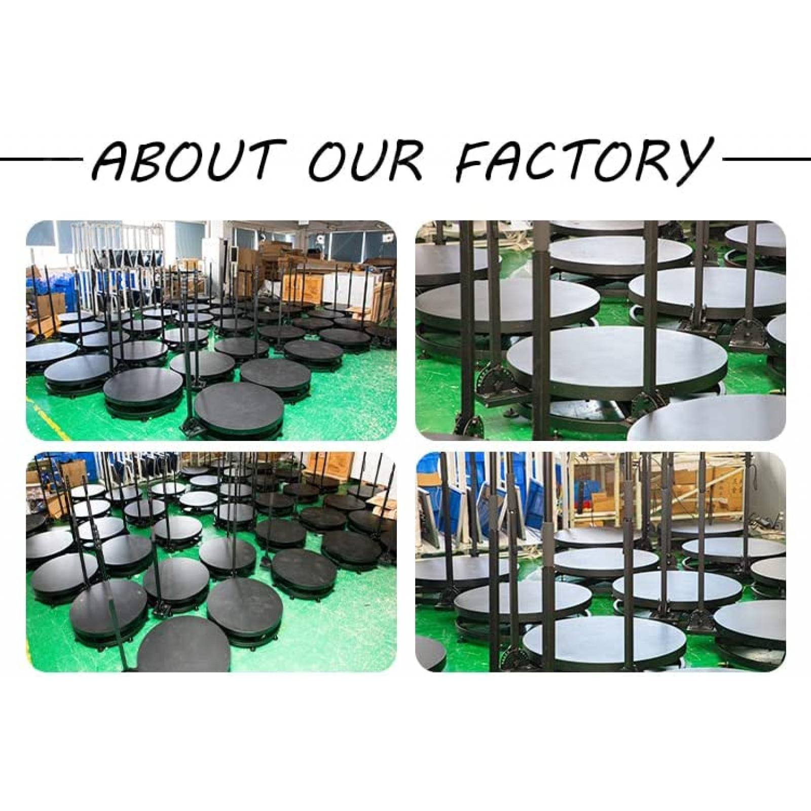 Cabina para Fotos HARZHI 360 80cm con Control Remoto -Negro