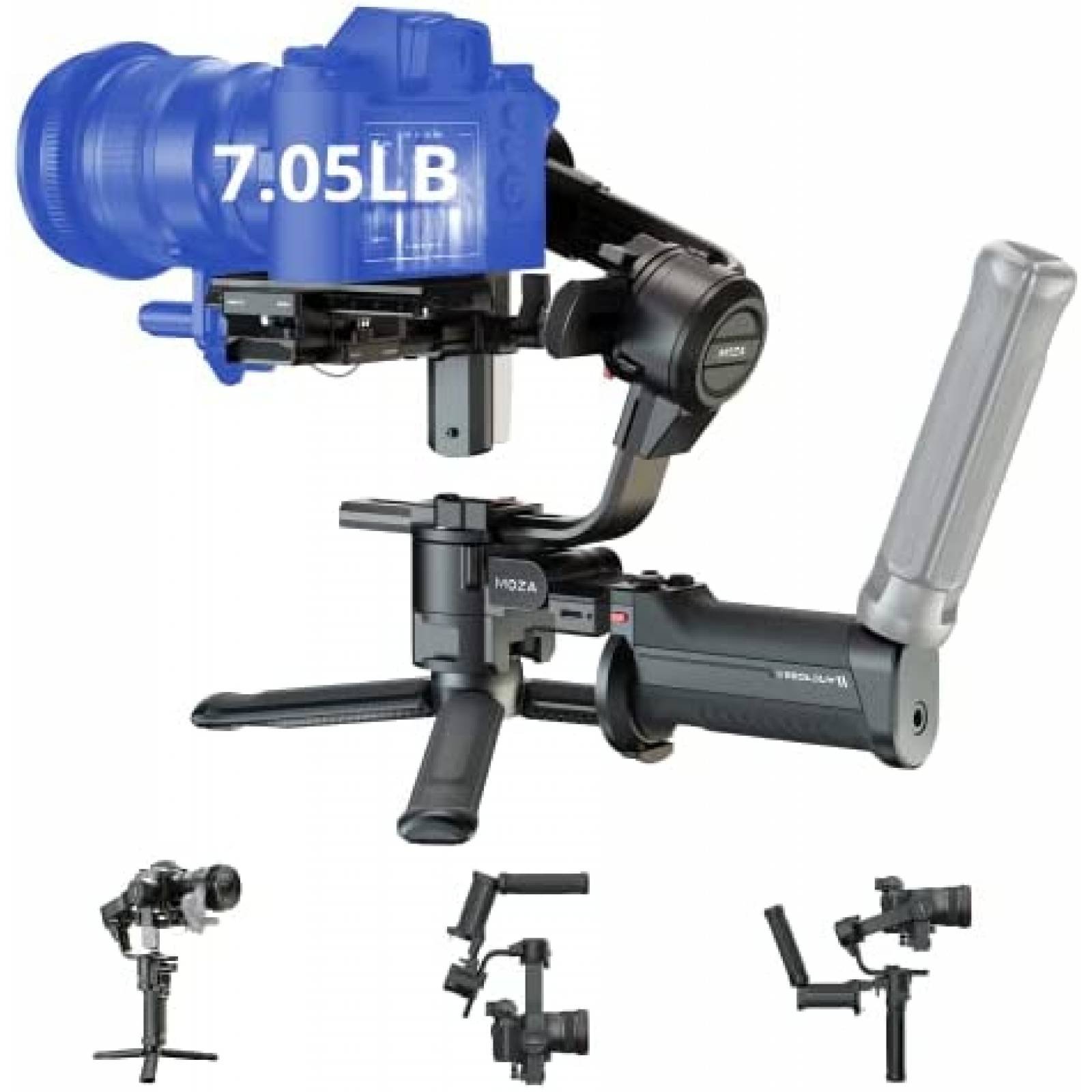 Estabilizador para Camara Moza AirCross p/Camara DSLR -Negro