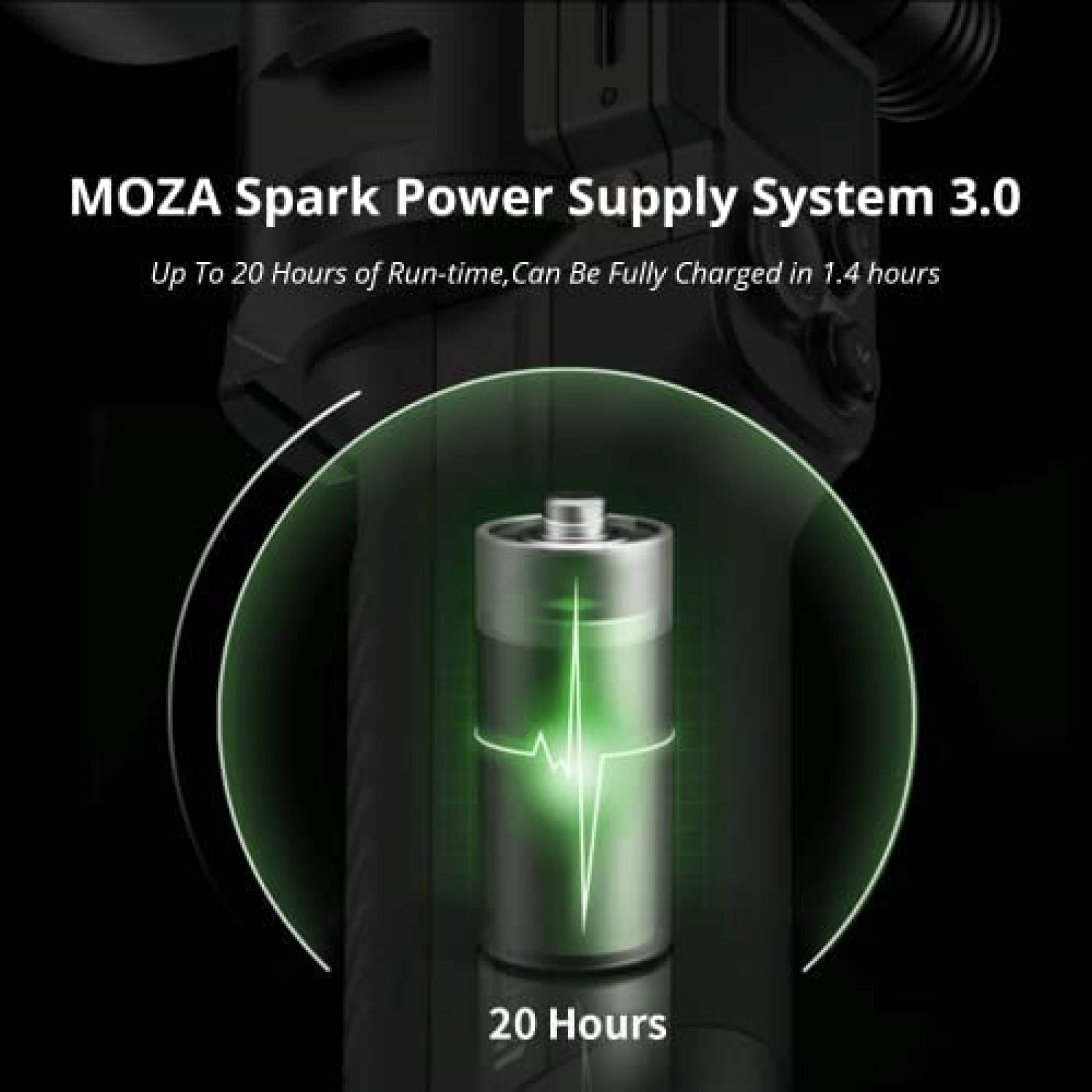 Estabilizador para Camara Moza AirCross p/Camara DSLR -Negro