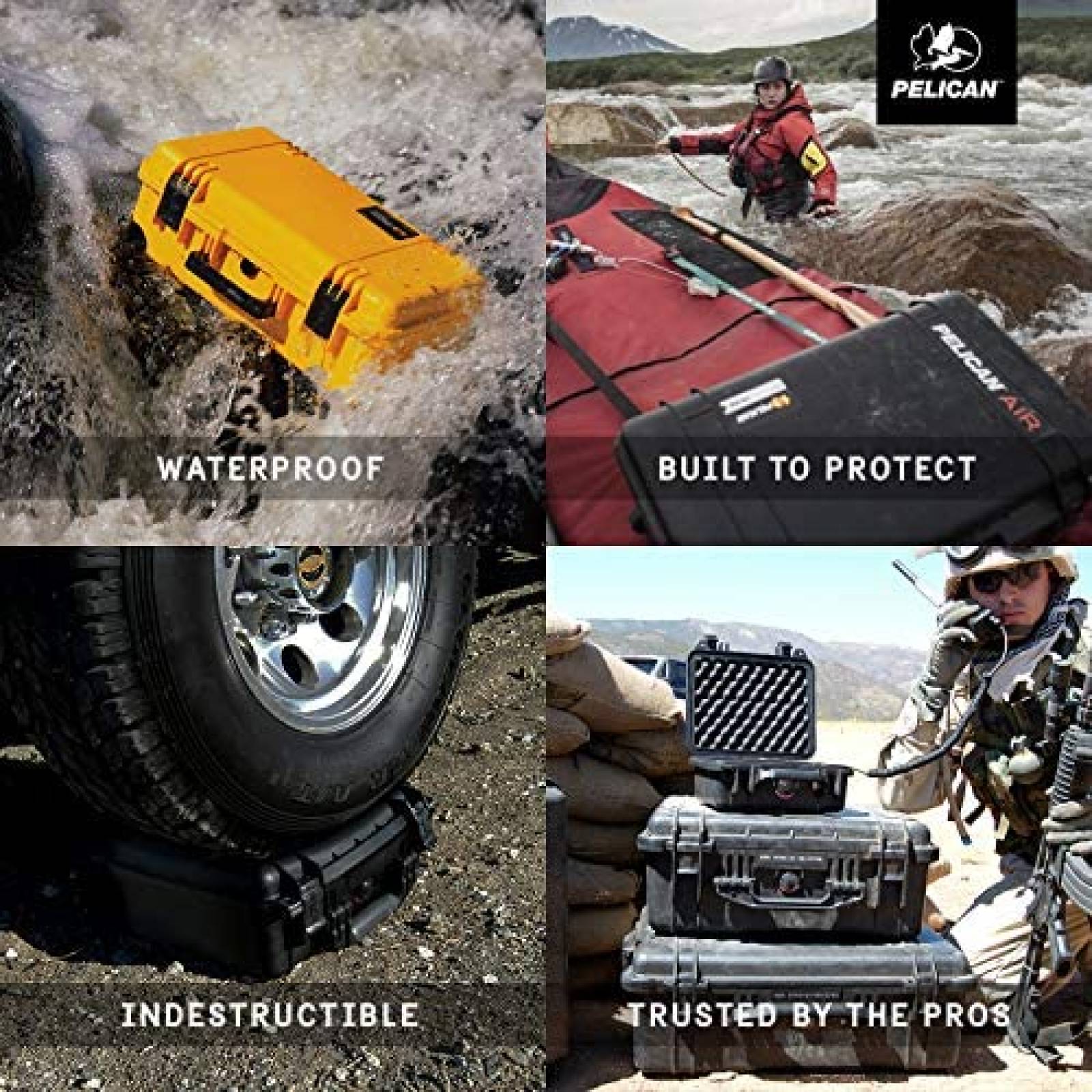 Estuche de Uso Rudo Pelican 1660 Resistente con Esponja