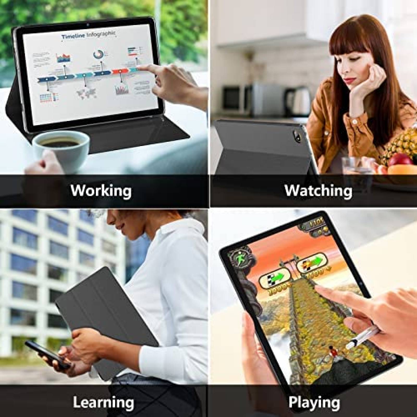 Tablet MEIZE K110 10.1'' 4GB RAM 128GB ROM 13MP+5MP -Gris