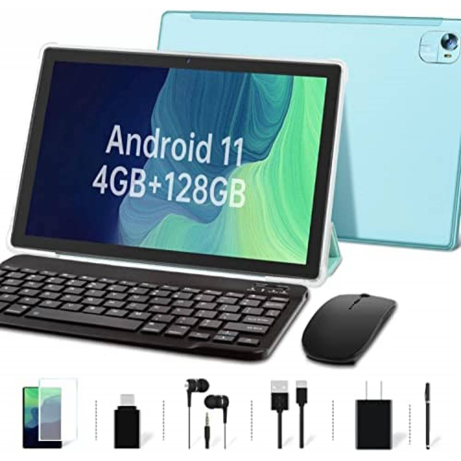 Tablet FACETEL Android 11 10'' 4GB 128GB WIFI -Negro