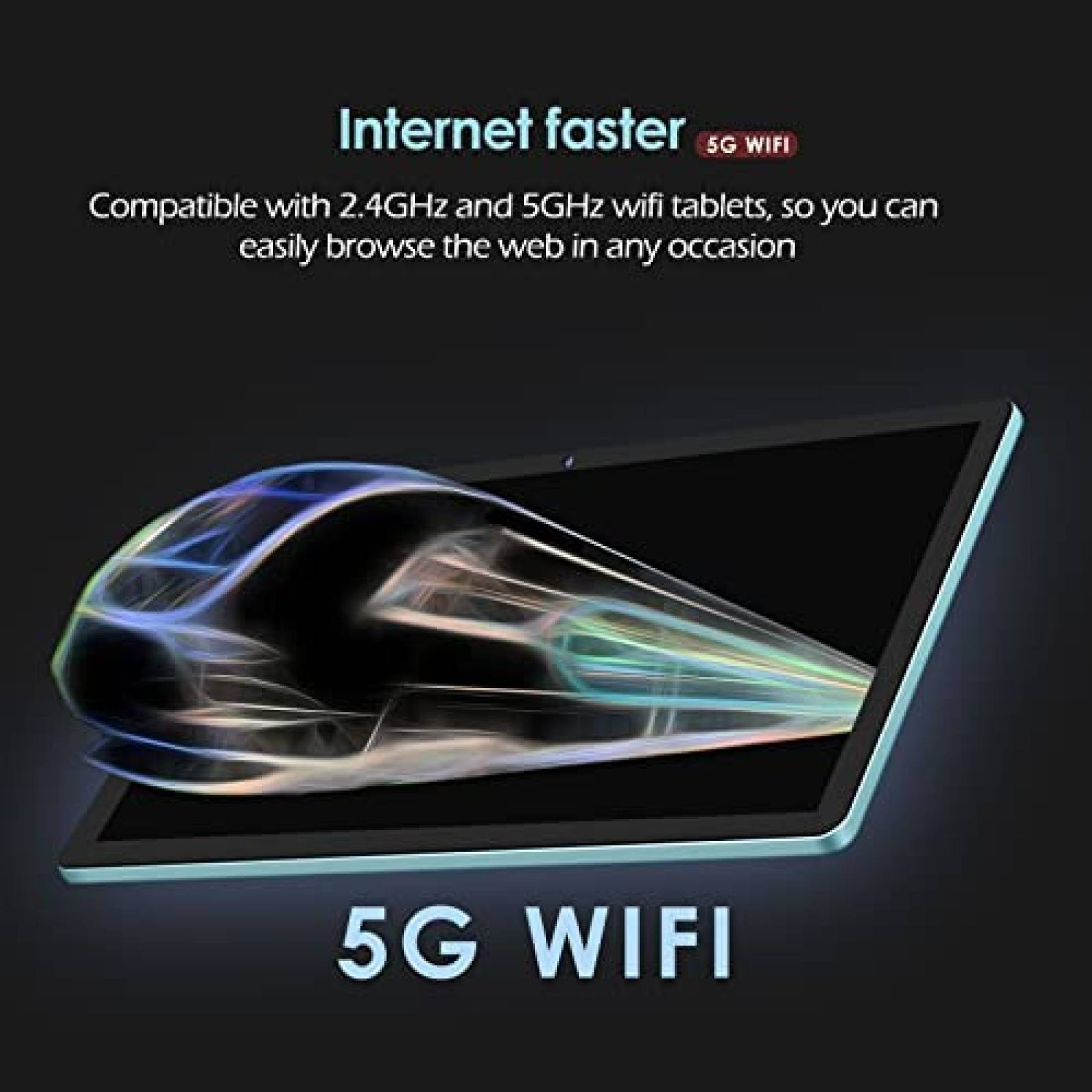 Tablet FACETEL Android 11 10'' 4GB 128GB WIFI -Negro