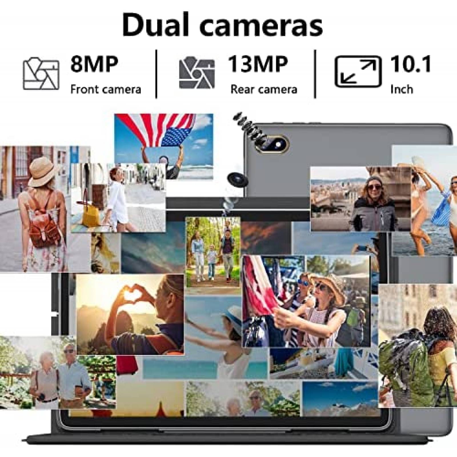 Tablet ZONKO K110 10.1'' Octa Core 4GB 128GB 13MP -Negro