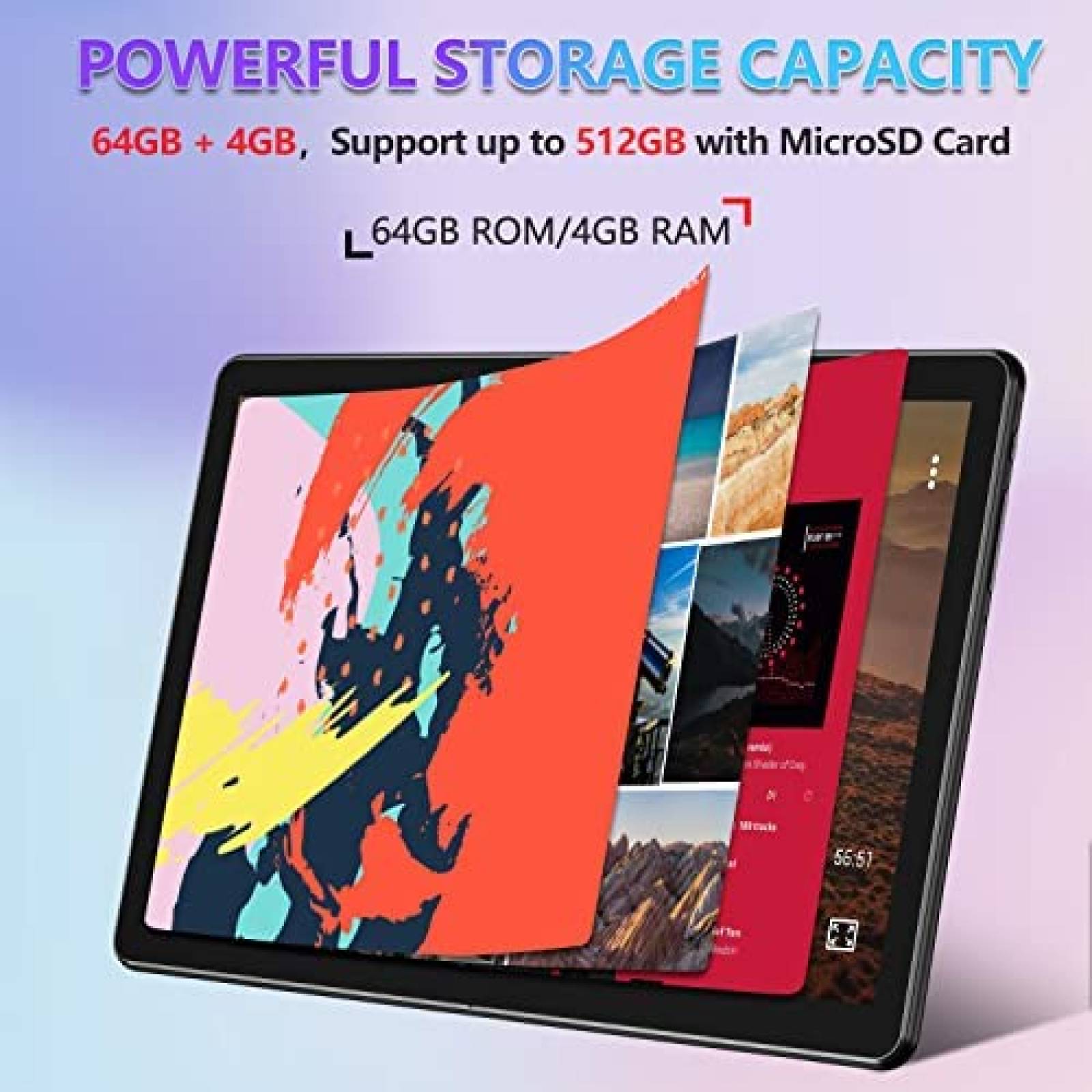 Tablet FEONAL 10.1'' 64GB 13MP+5MP WiFi Bluetooth FHD -Negro