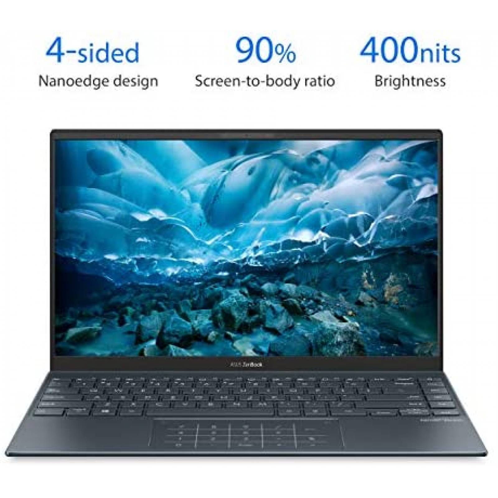 Laptop ASUS ZenBook 14 14'' i5 8GB 512GB W10H -Gris