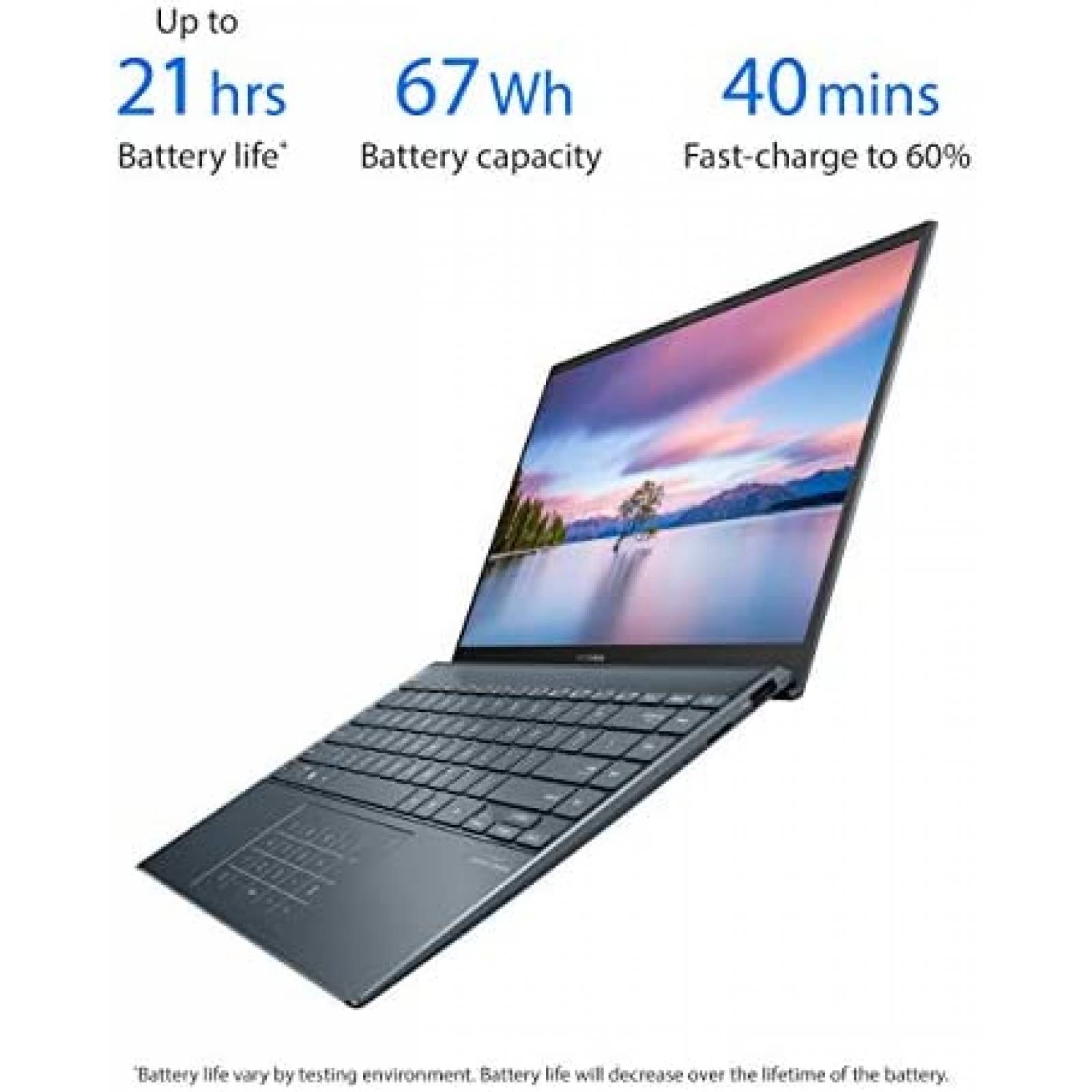 Laptop ASUS ZenBook 14 14'' i5 8GB 512GB W10H -Gris