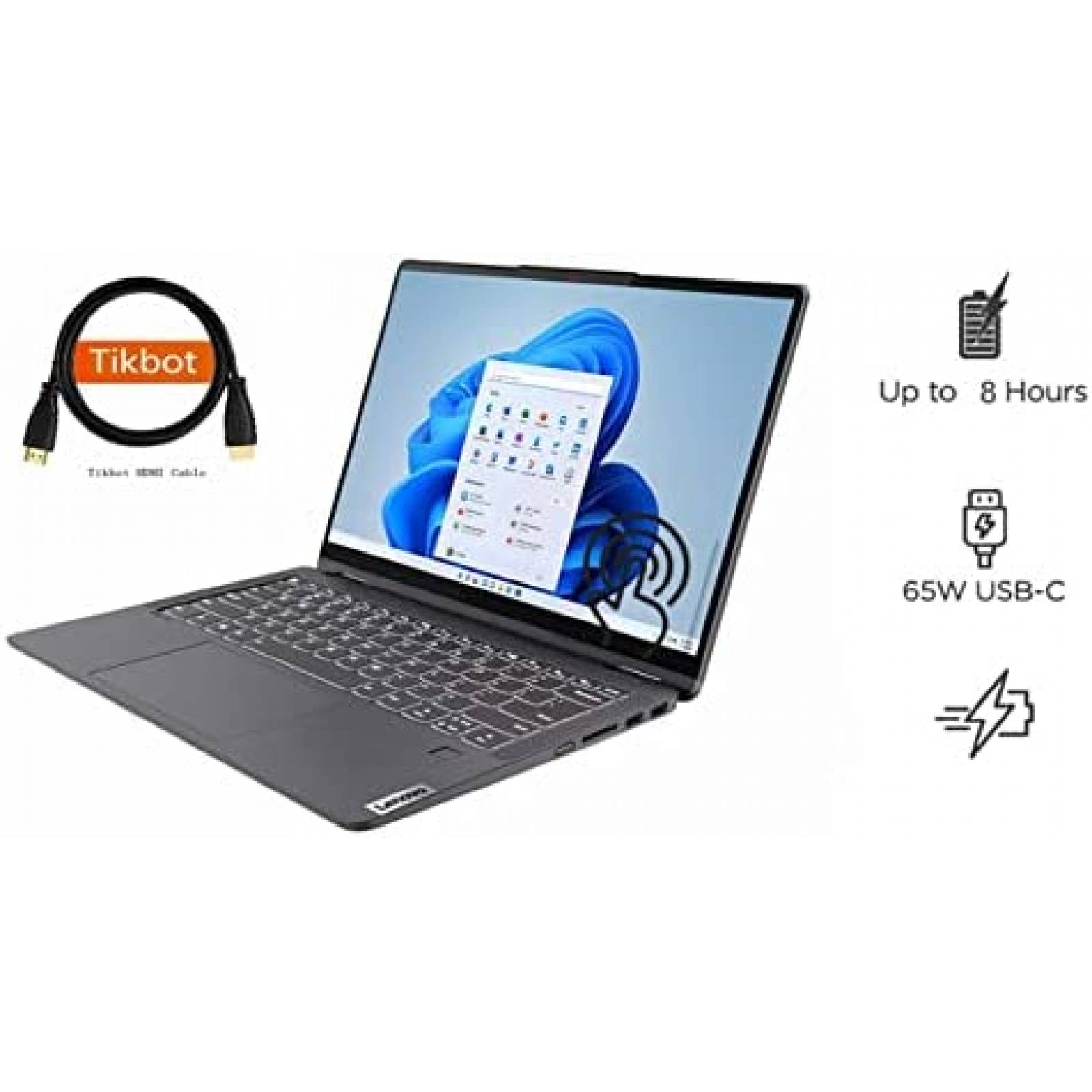 Laptop Lenovo IdeaPad 5 14'' Touch AMD R7 16GB 512GB W11