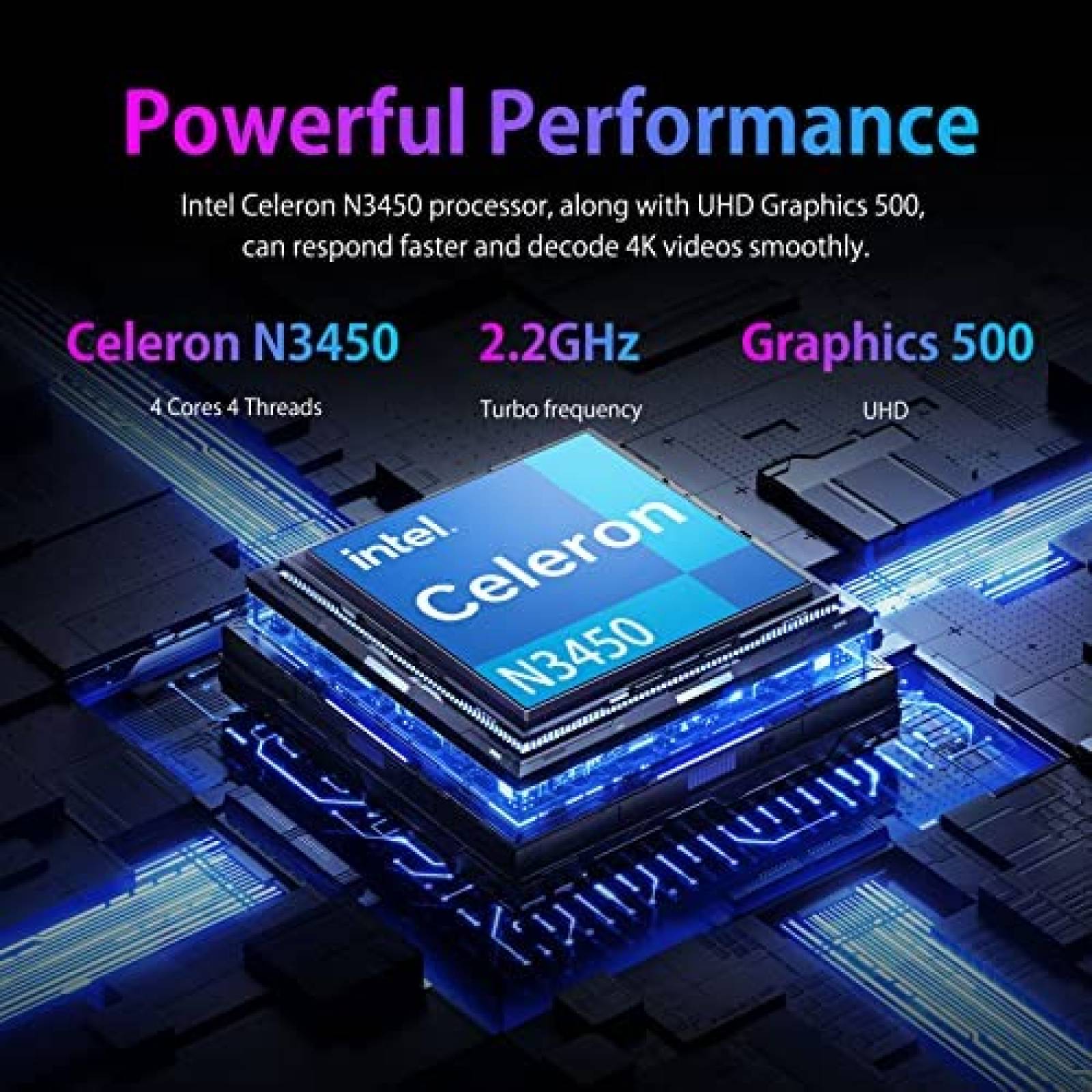 Laptop Bocconi LeadBook T6 15.6'' N3450 6GB 128GB SSD -Gris