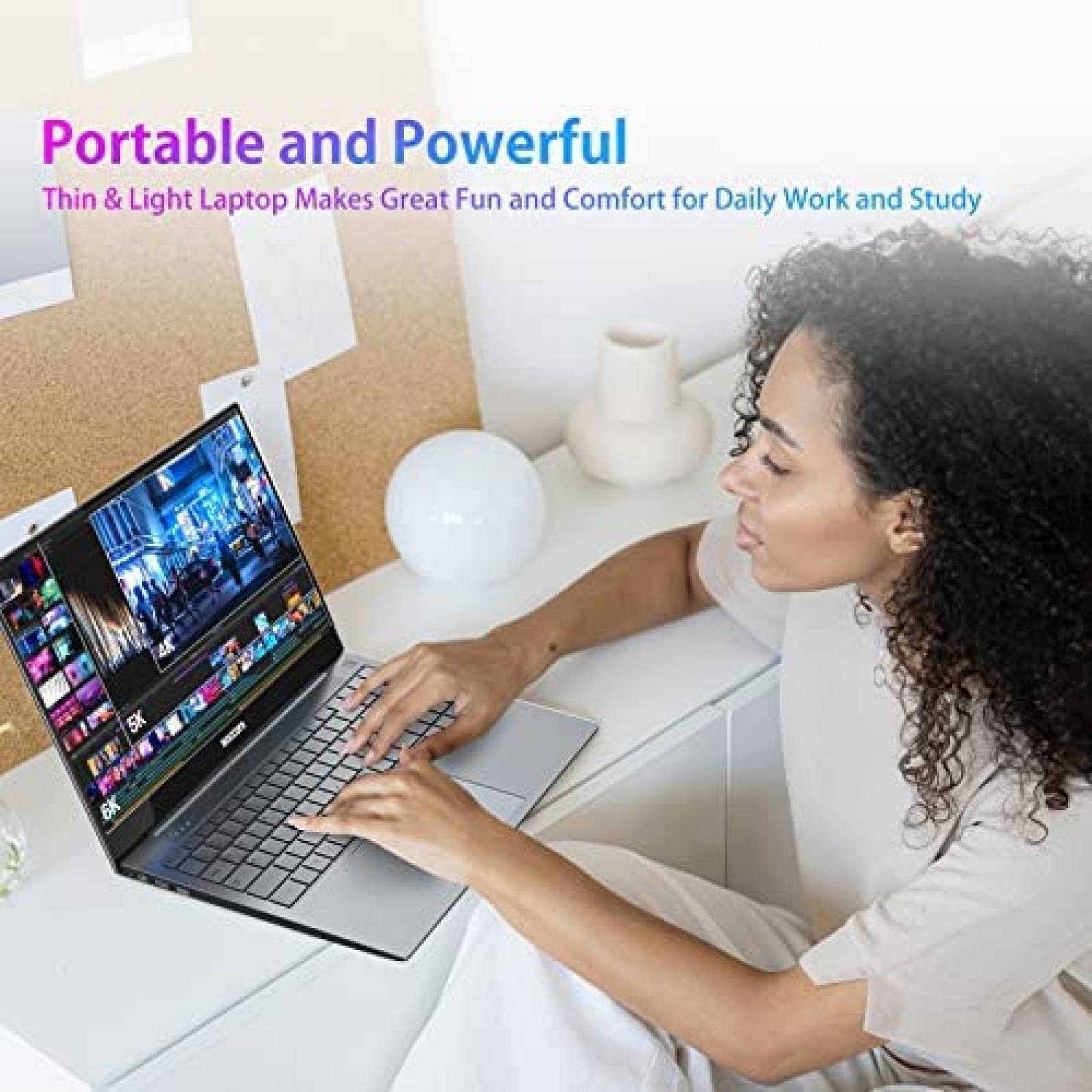 Laptop Bocconi LeadBook T6 15.6'' N3450 6GB 128GB SSD -Gris