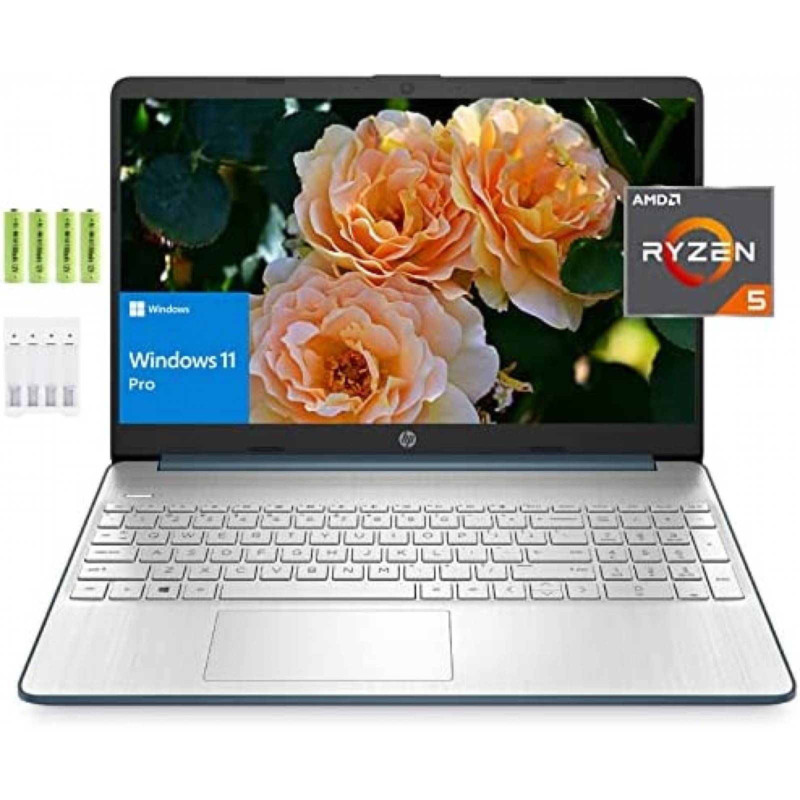 Laptop HP 15.6'' AMD Ryzen 5 12GB RAM 256GB SSD -Azul