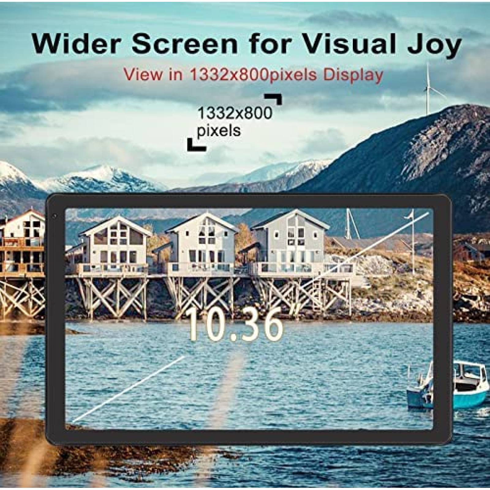 Tablet SEBBE 2 en 1 10.36'' 4GB 64GB 8000 mAh -Negro