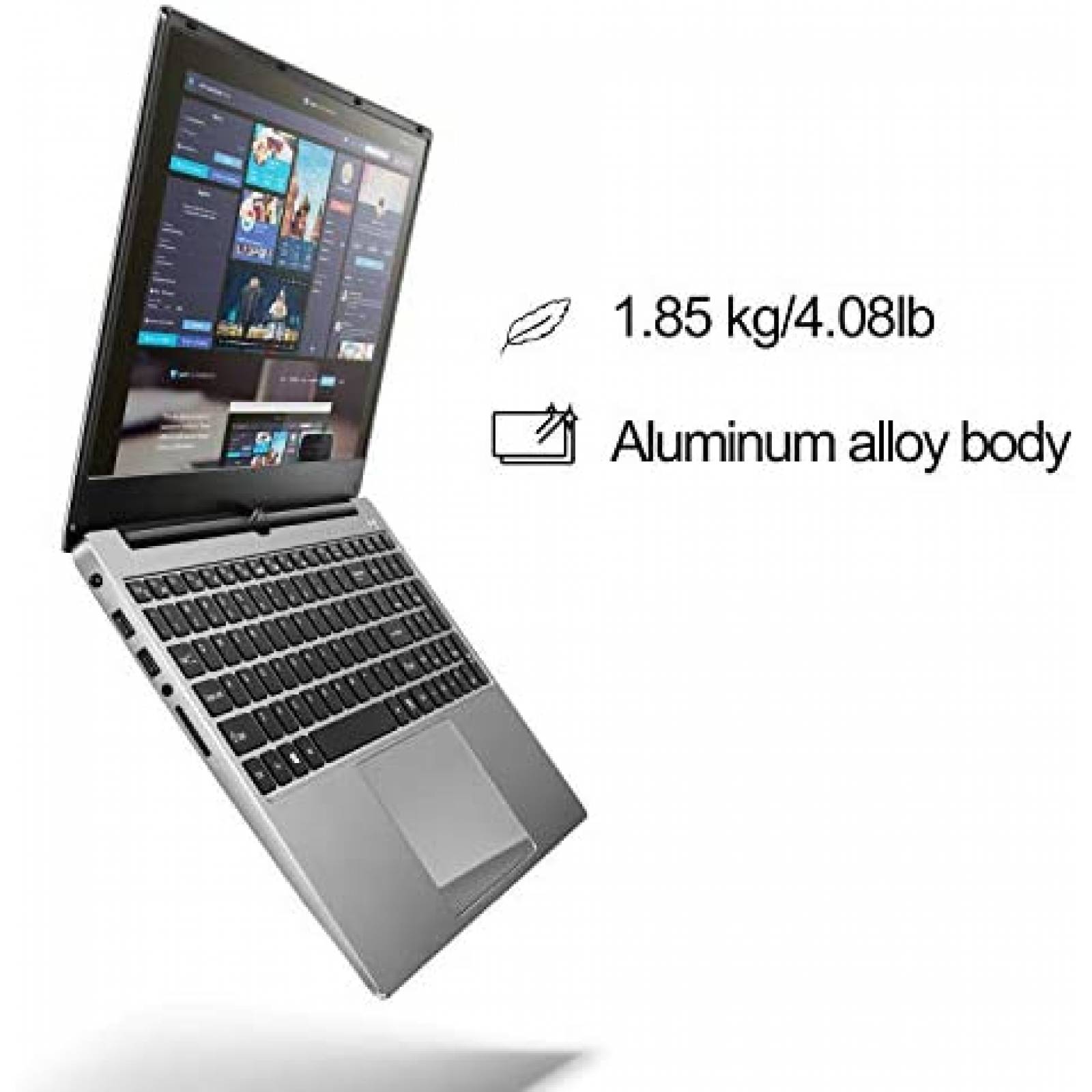 Laptop Broage 15.6'' Intel Core i7 8GB RAM 1TB SSD -Plateado