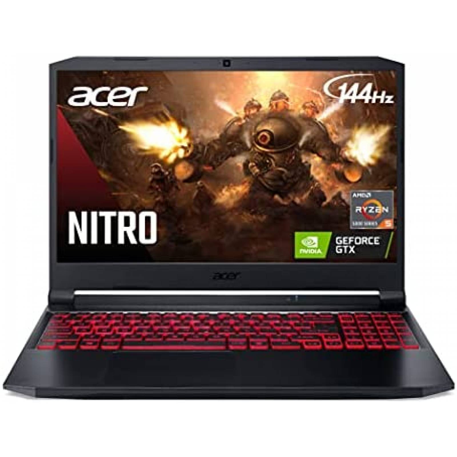 Laptop Gamer Acer AN515-45 15.6'' AMD R5 GTX1650 8GB 256GB