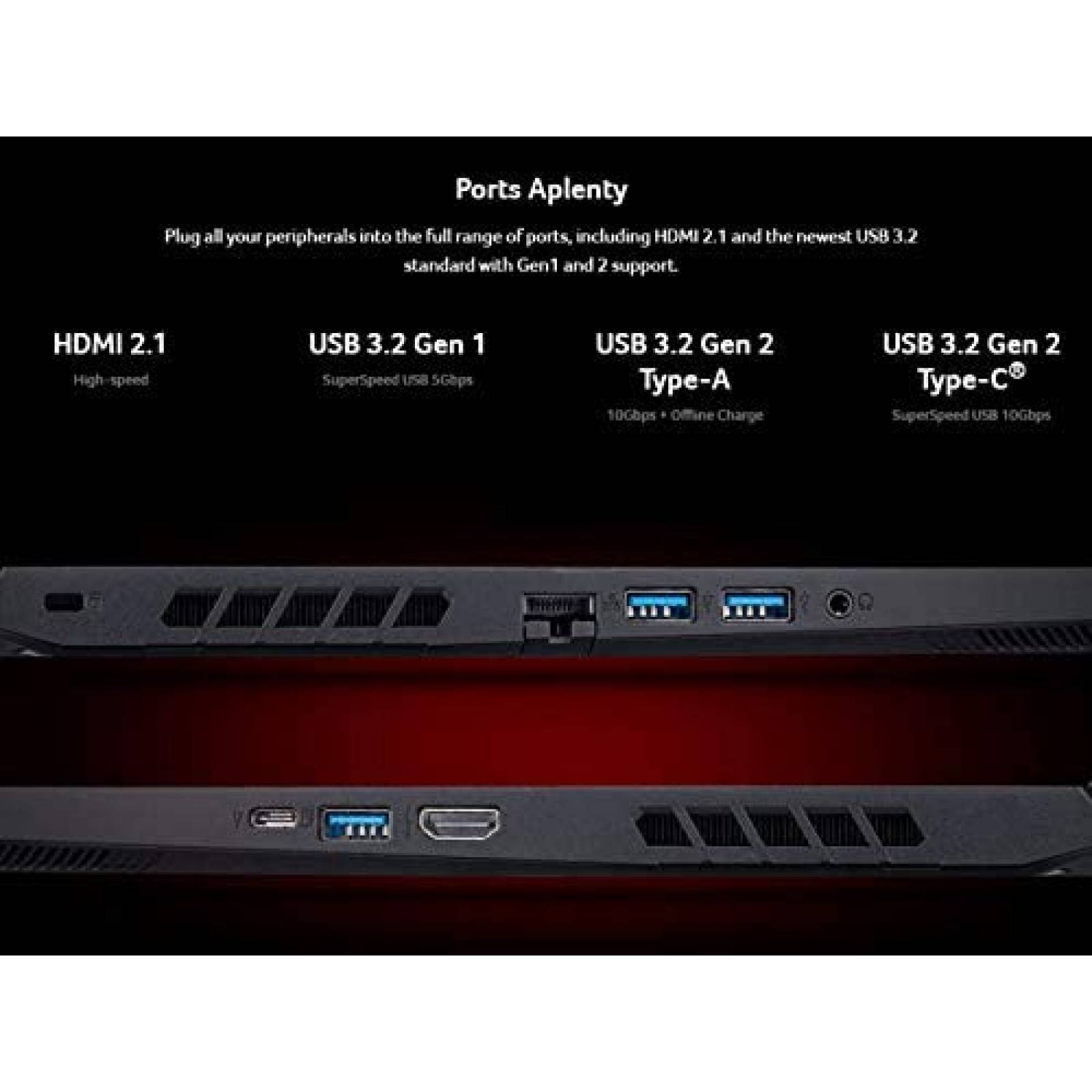 Laptop Gamer Acer AN515-45 15.6'' AMD R5 GTX1650 8GB 256GB