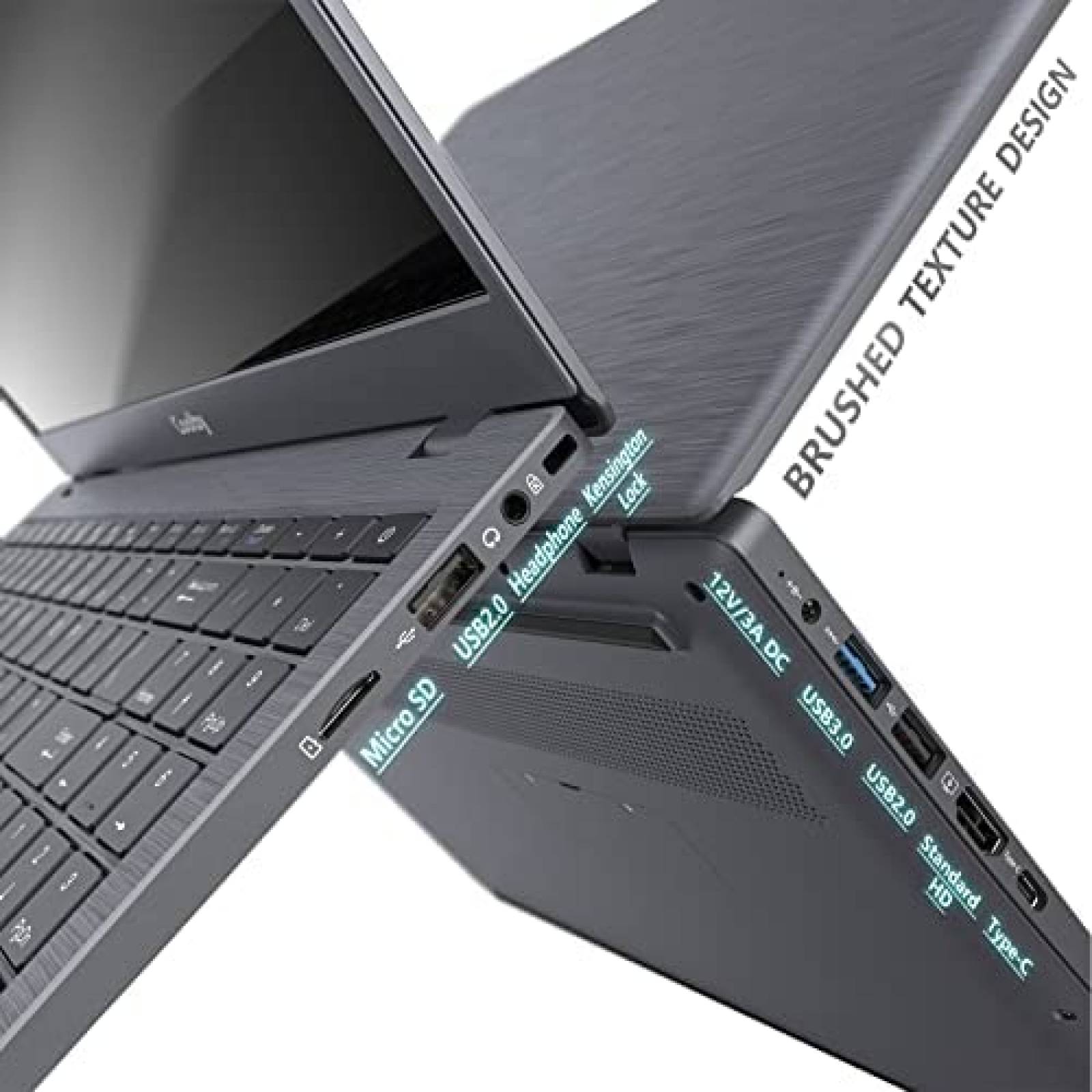 Laptop Coolby 15.6'' IN5095 12GB 256GB SSD Intel UHD -Gris
