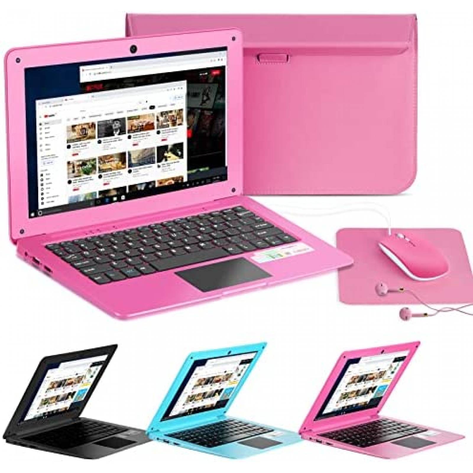 Mini Laptop Monitech MBook 1 10.1'' Cortex A8 2GB 32GB -Rosa