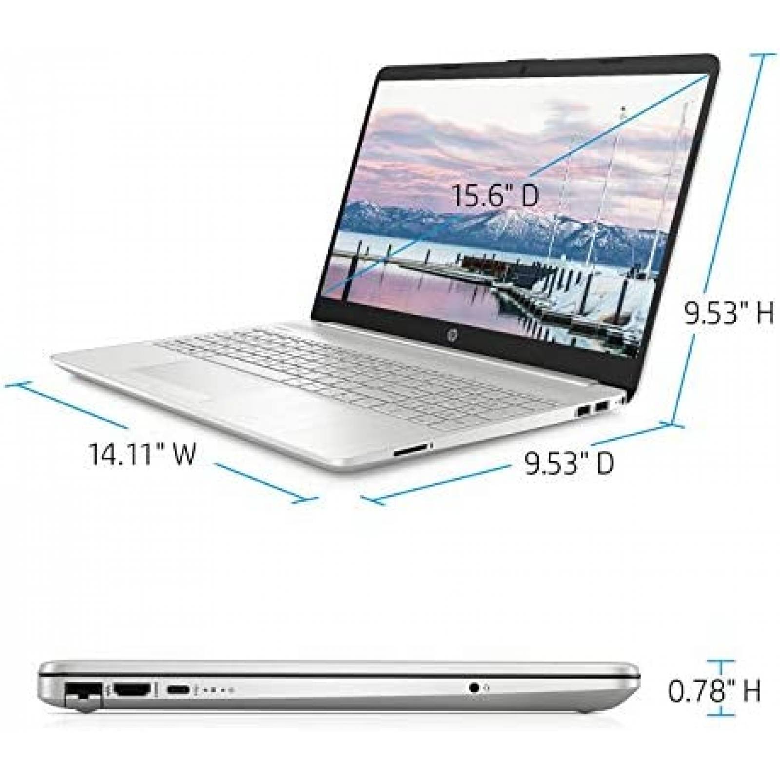 Laptop HP Pavilion 15.6" Ryzen 3 16GB 256GB SSD 1TB HDD W10