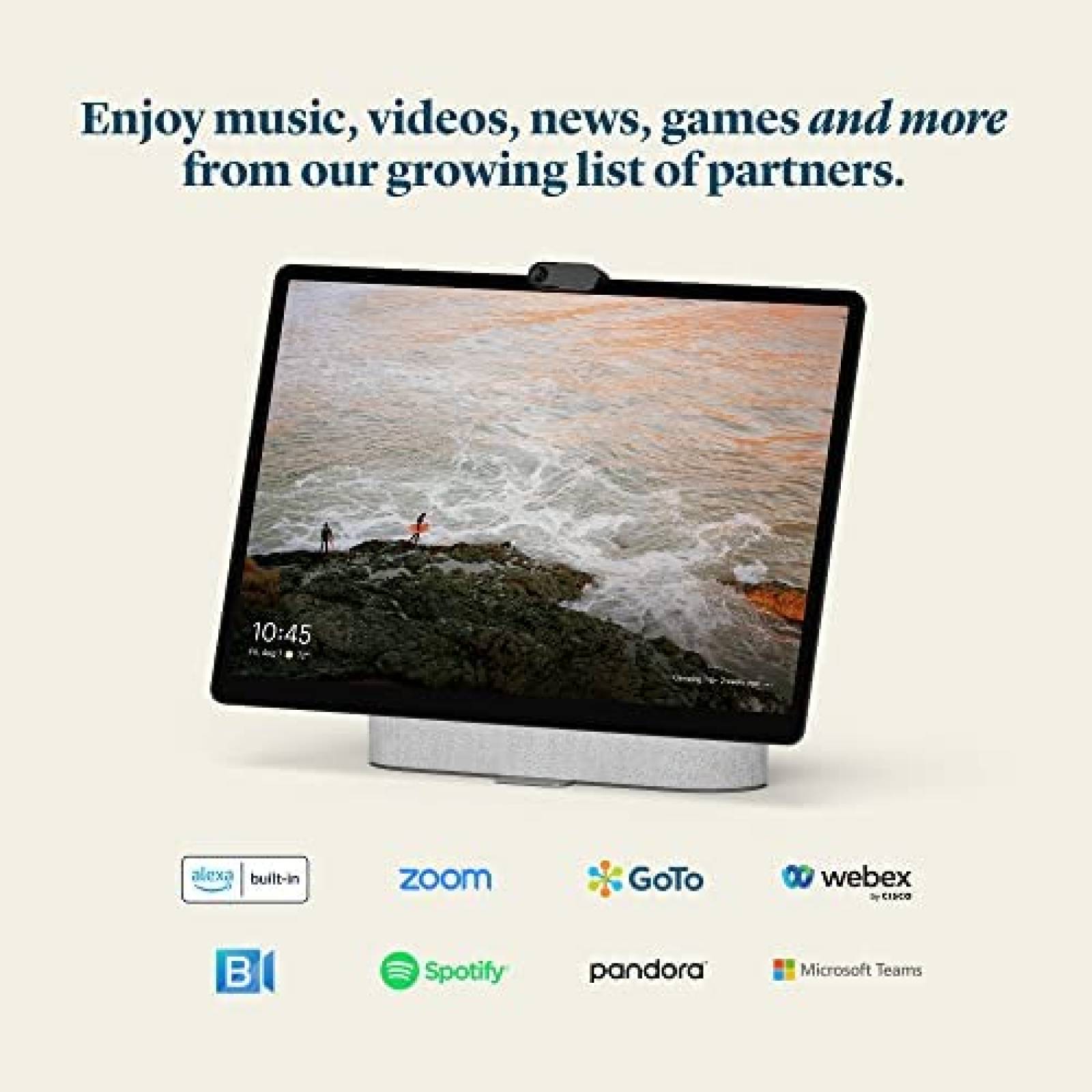 Pantalla Videollamada Meta Portal Plus 14'' 14GB con Bocina