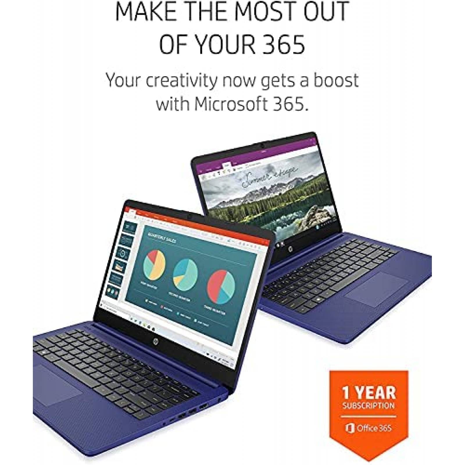 Laptop HP Pavilion 14'' Tactil AMD 3000 8GB 192GB -Azul