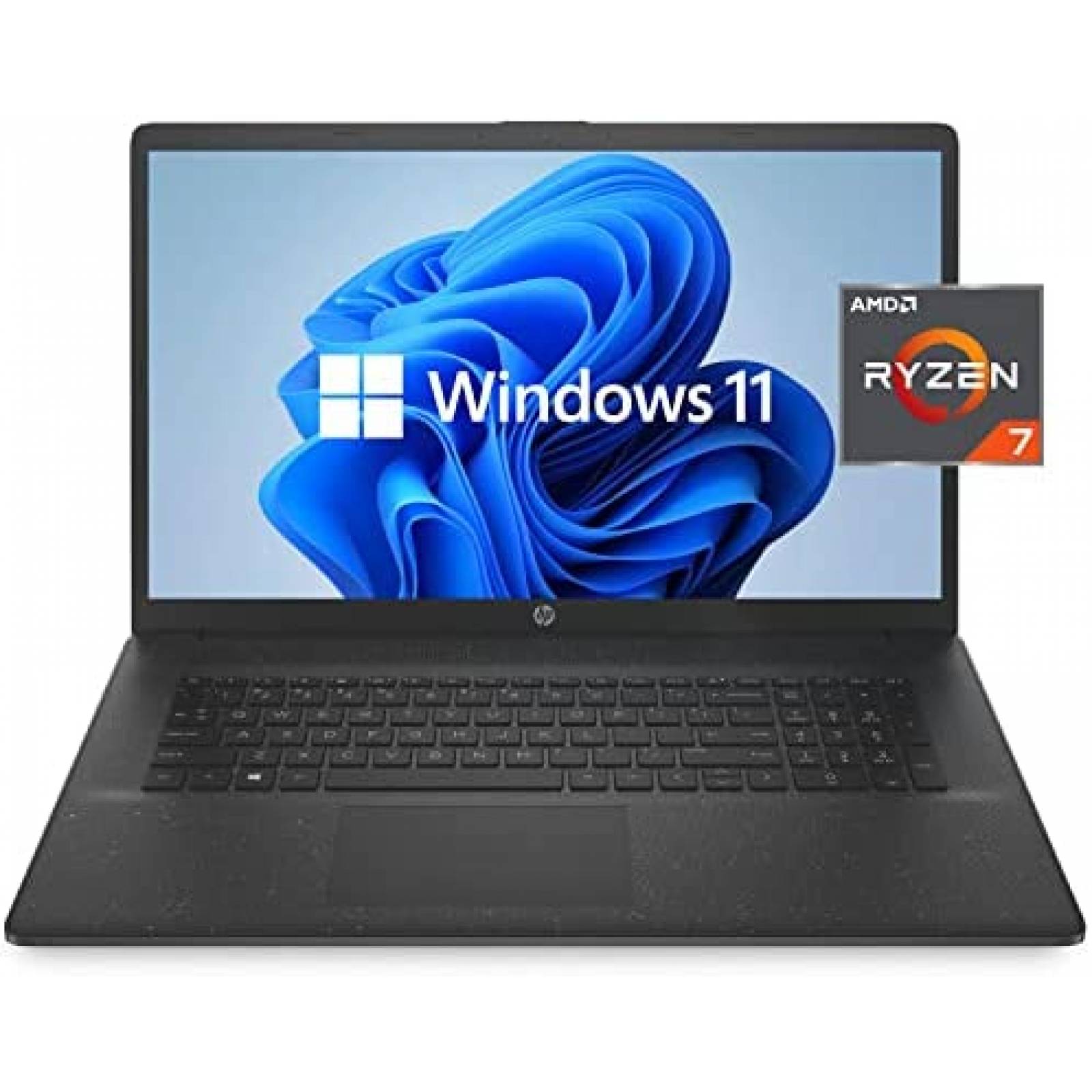 Laptop HP Pavilion 17.3'' AMD Ryzen 7 32GB RAM 1TB SSD Negro