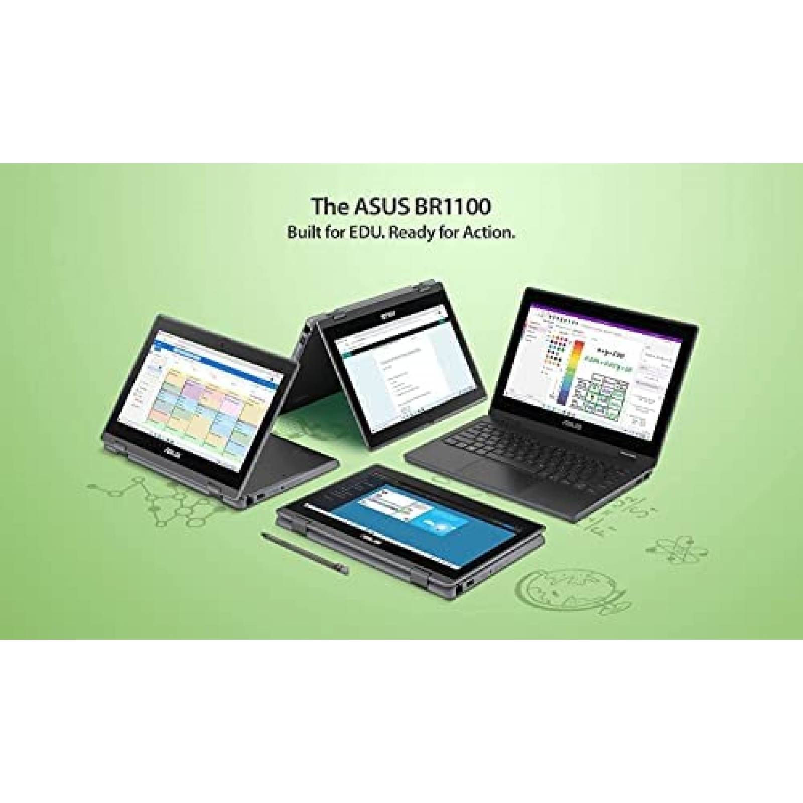 Laptop ASUS BR1100 11.6'' Intel Celeron 4GB 256GB -Negro